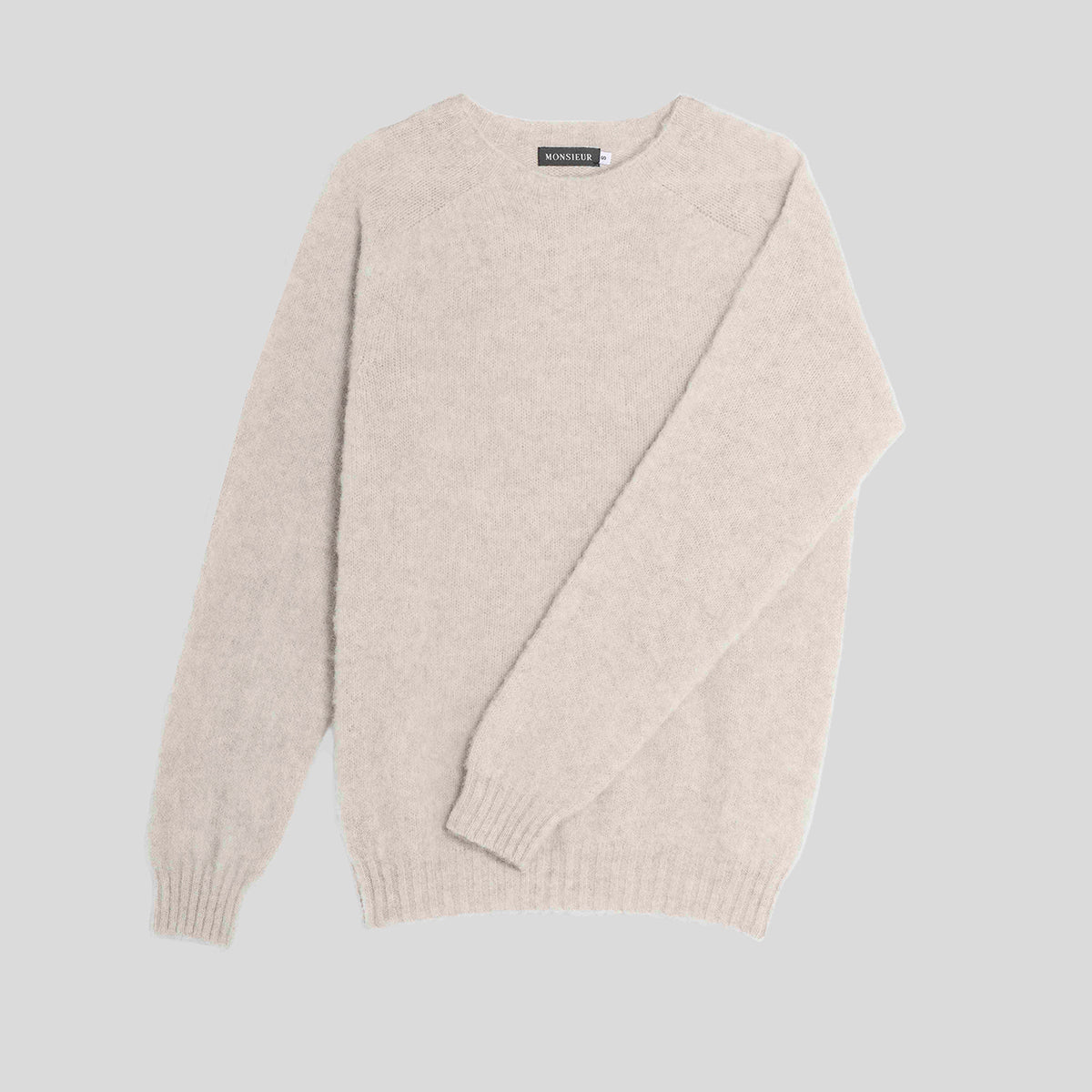 Girocollo raglan brushed shetland vellum Monsieur