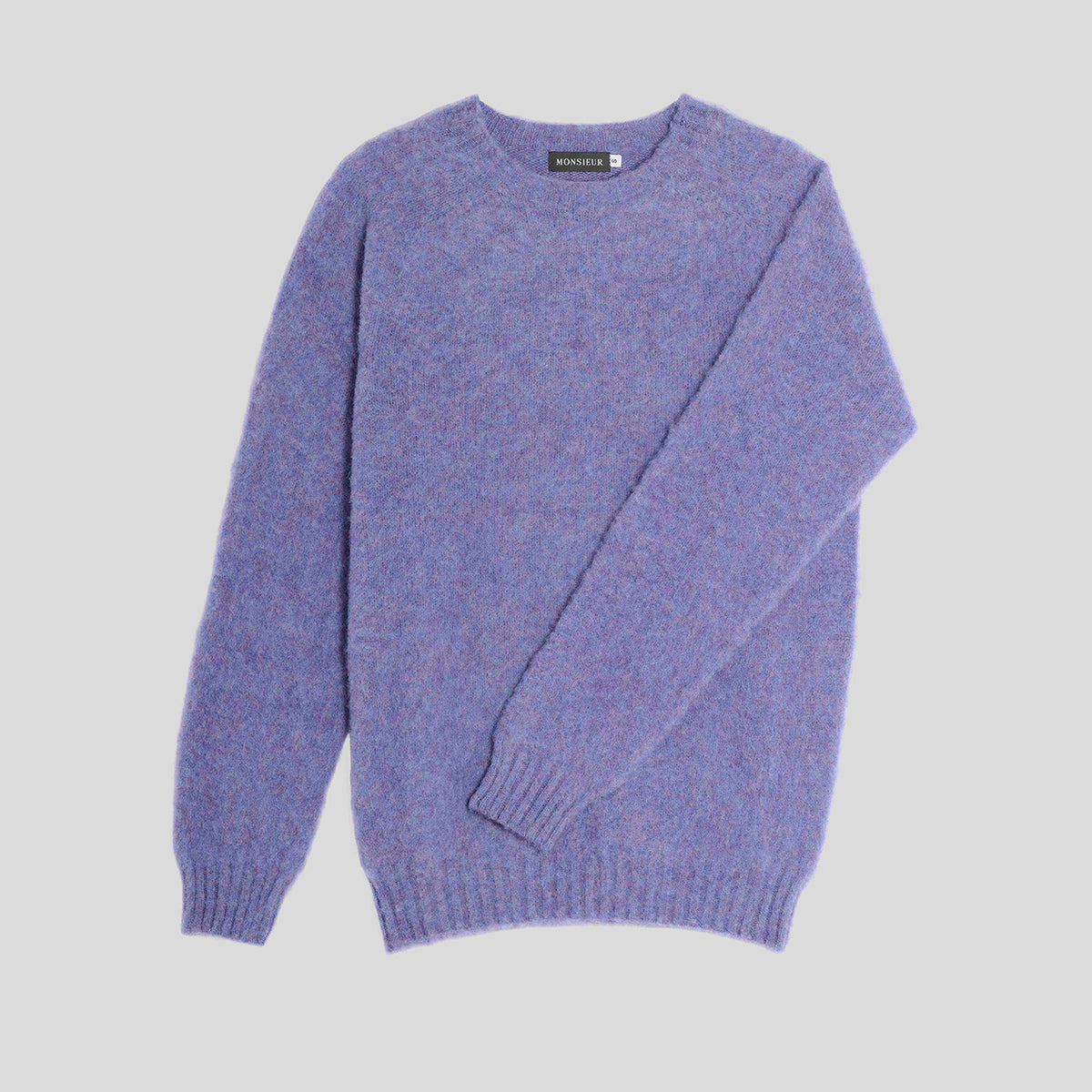 Girocollo raglan brushed shetland wisteria Monsieur