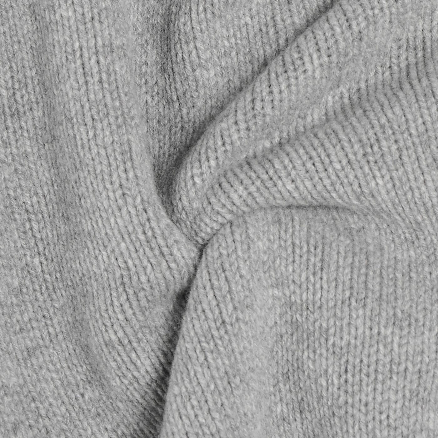 Collo alto submariner chunky supersoft lambswool flannel grey Monsieur