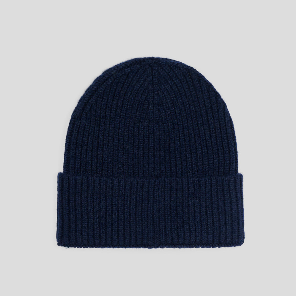 Cuffia coste strette cashmere notturno Monsieur