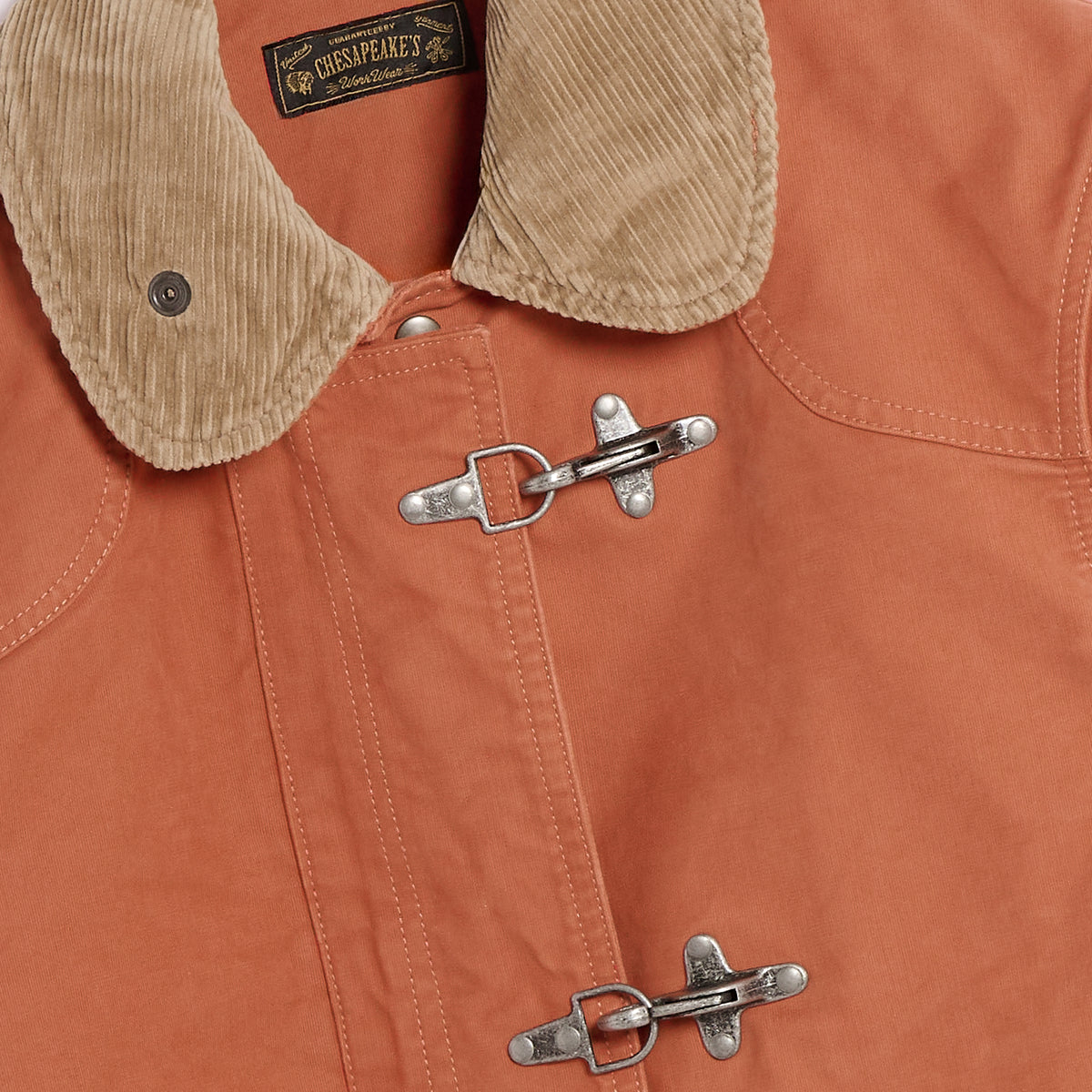 Giacca Fireman jungle cloth Bedford Dark Orange Chesapeake's