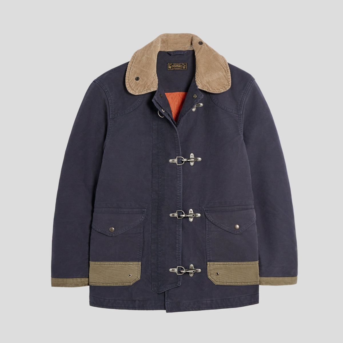Giacca Fireman jungle cloth Bedford Navy Blue Chesapeake's