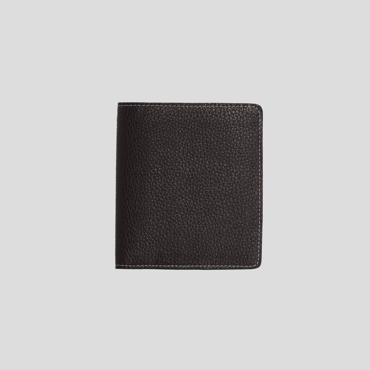 Portafoglio multi carte pelle marrone scuro Monsieur