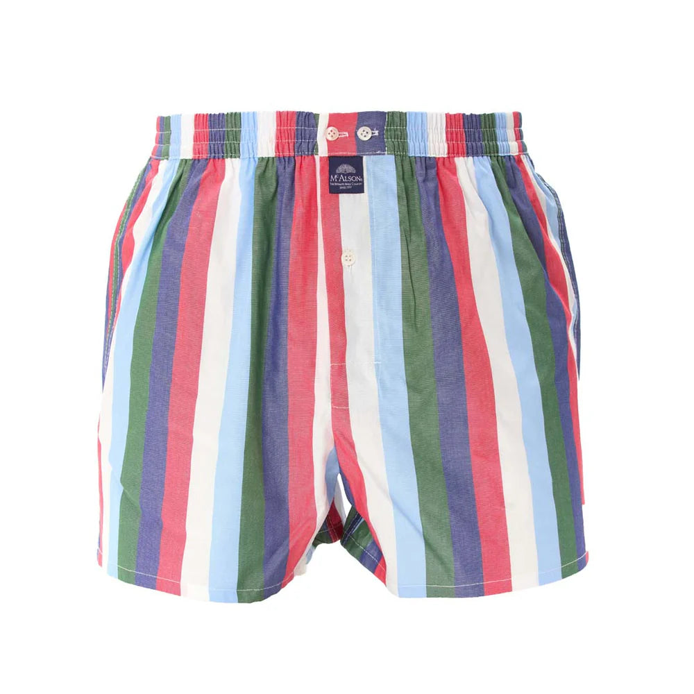 Boxer riga rossa verde celeste blu McAlson