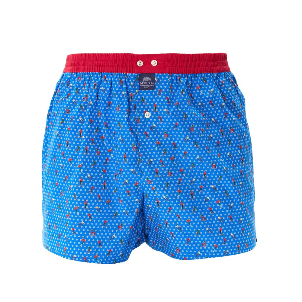 Boxer sciatori royal blue McAlson