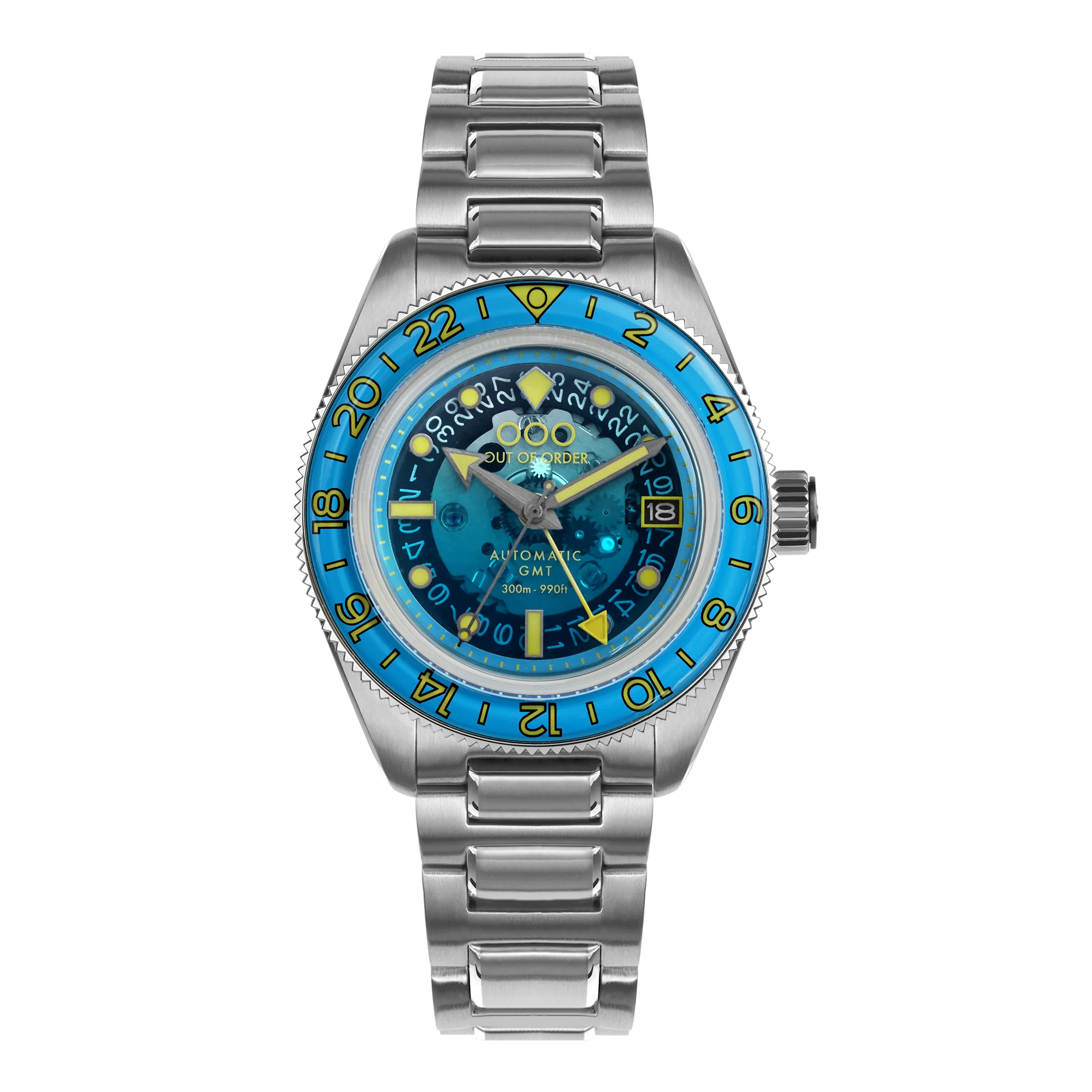 Angelo Azzurro Automatic GMT LIMITED EDITION OUT OF ORDER