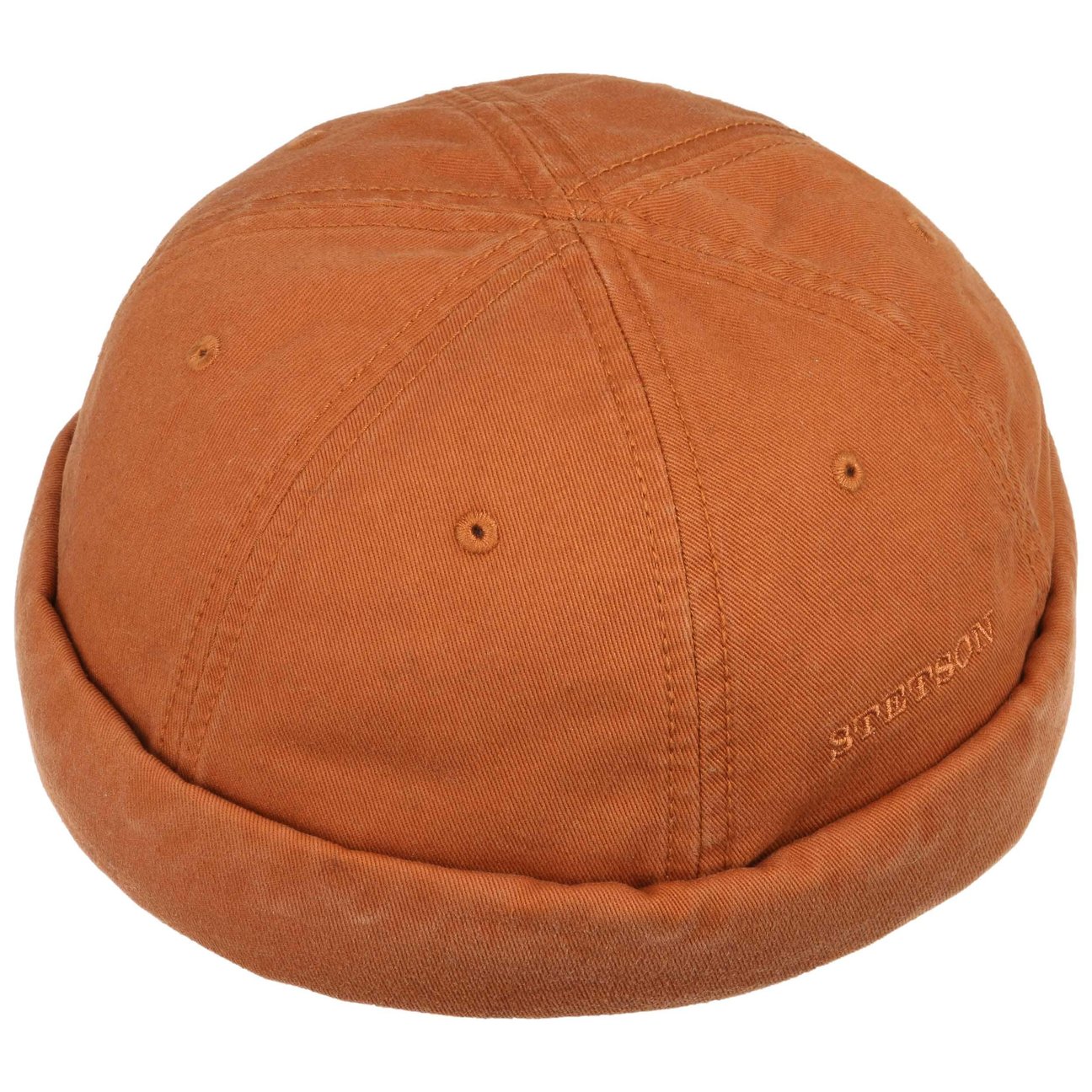 Calotta Docker cotone ruggine Stetson