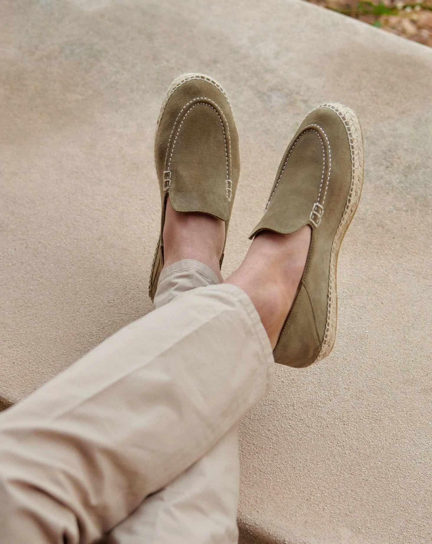 Mocassino suede Traveler Forest Manebì
