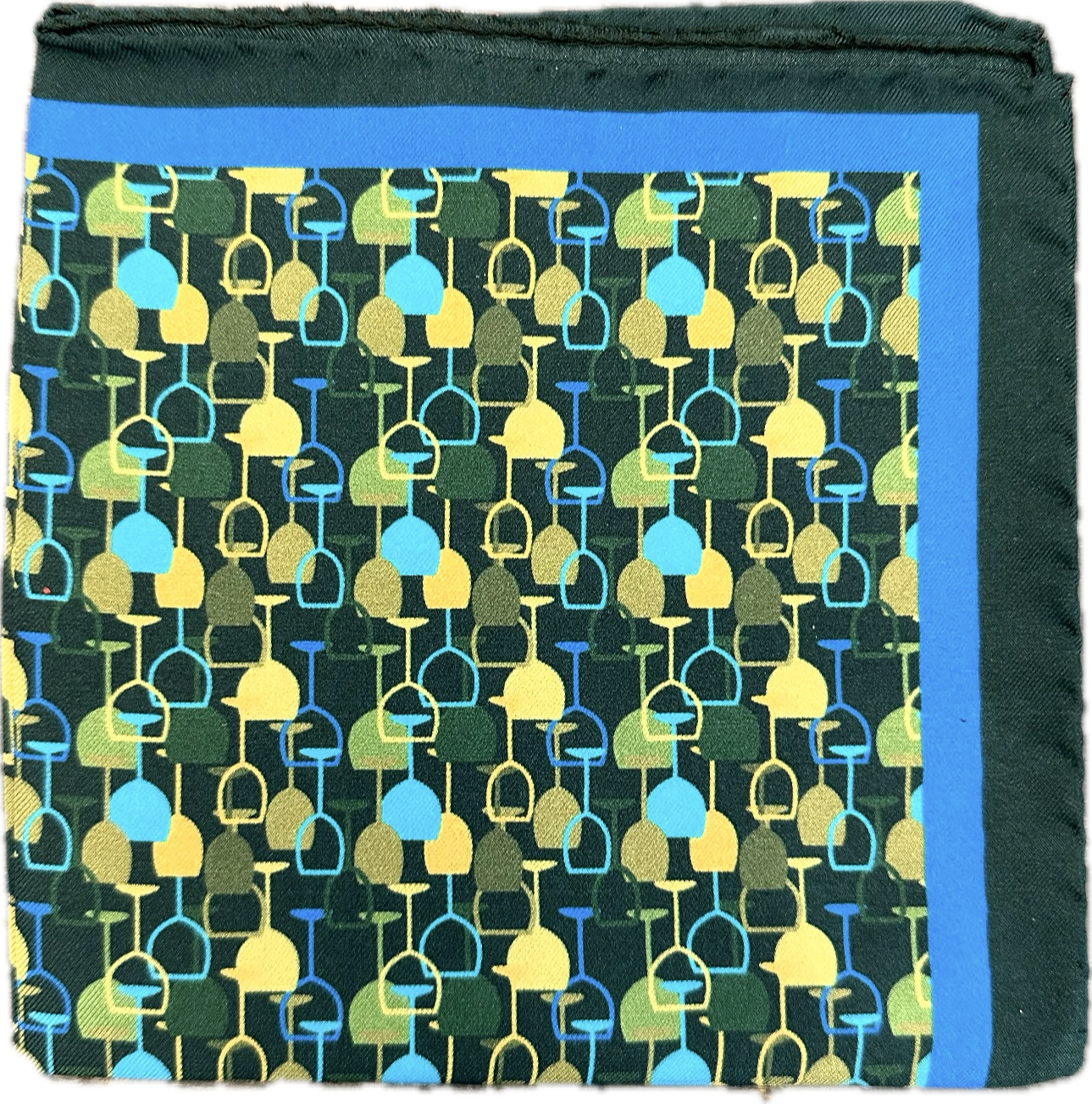 Pocket square fantasia brindisi verde Fefè