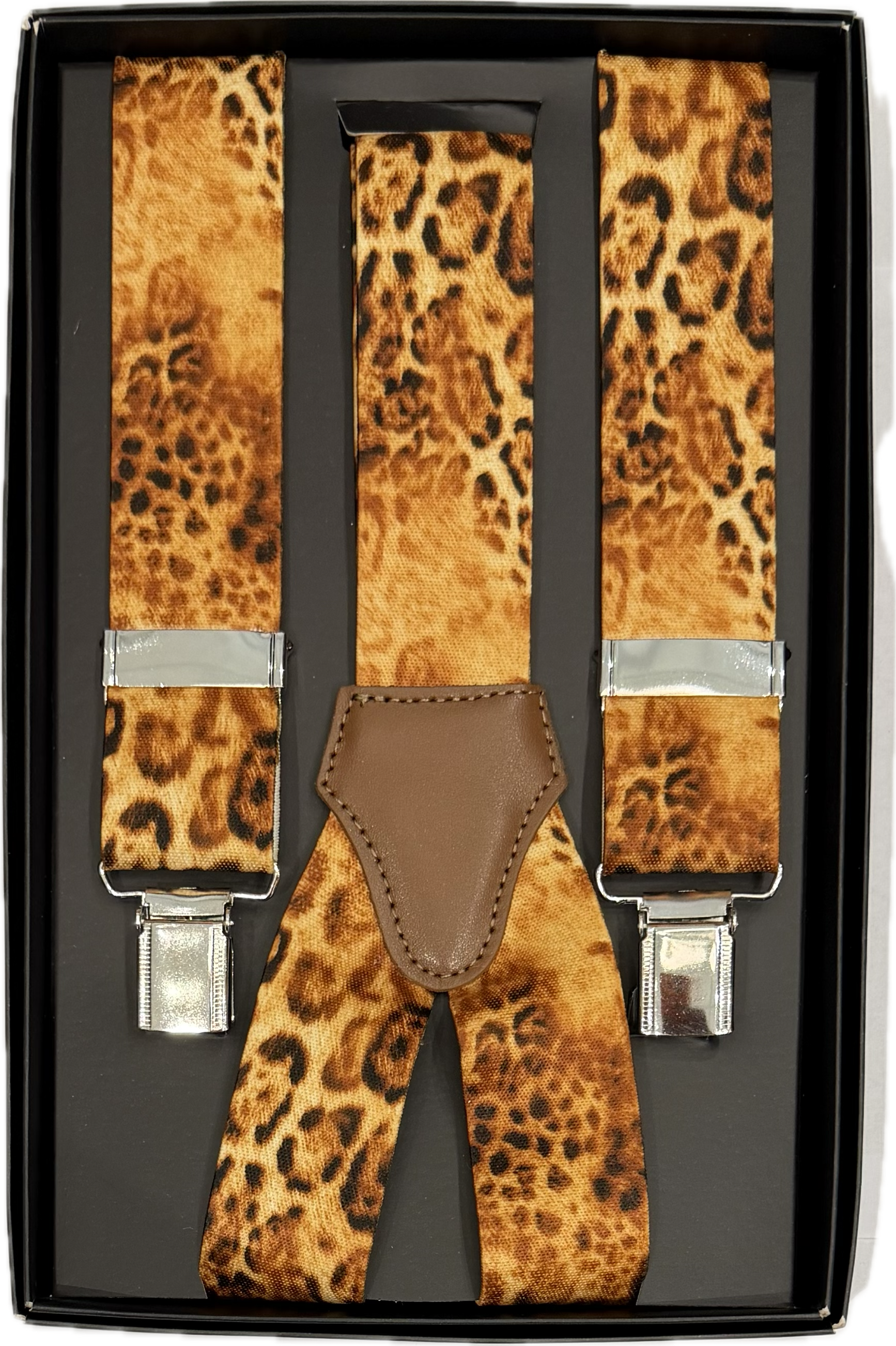 Bretelle elastico clip fantasia animalier Monsieur