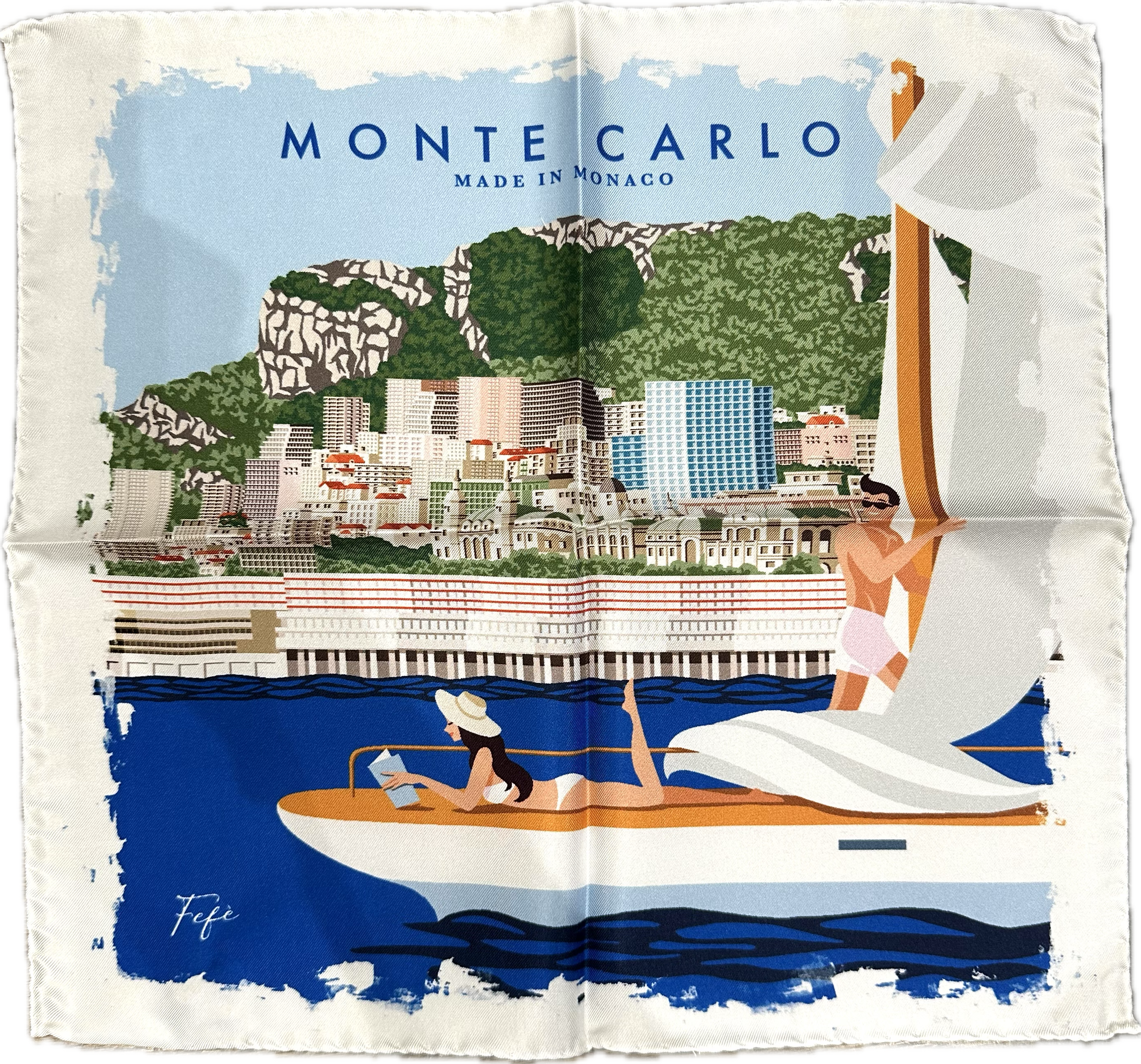 Pocket square Montecarlo seta Fefè