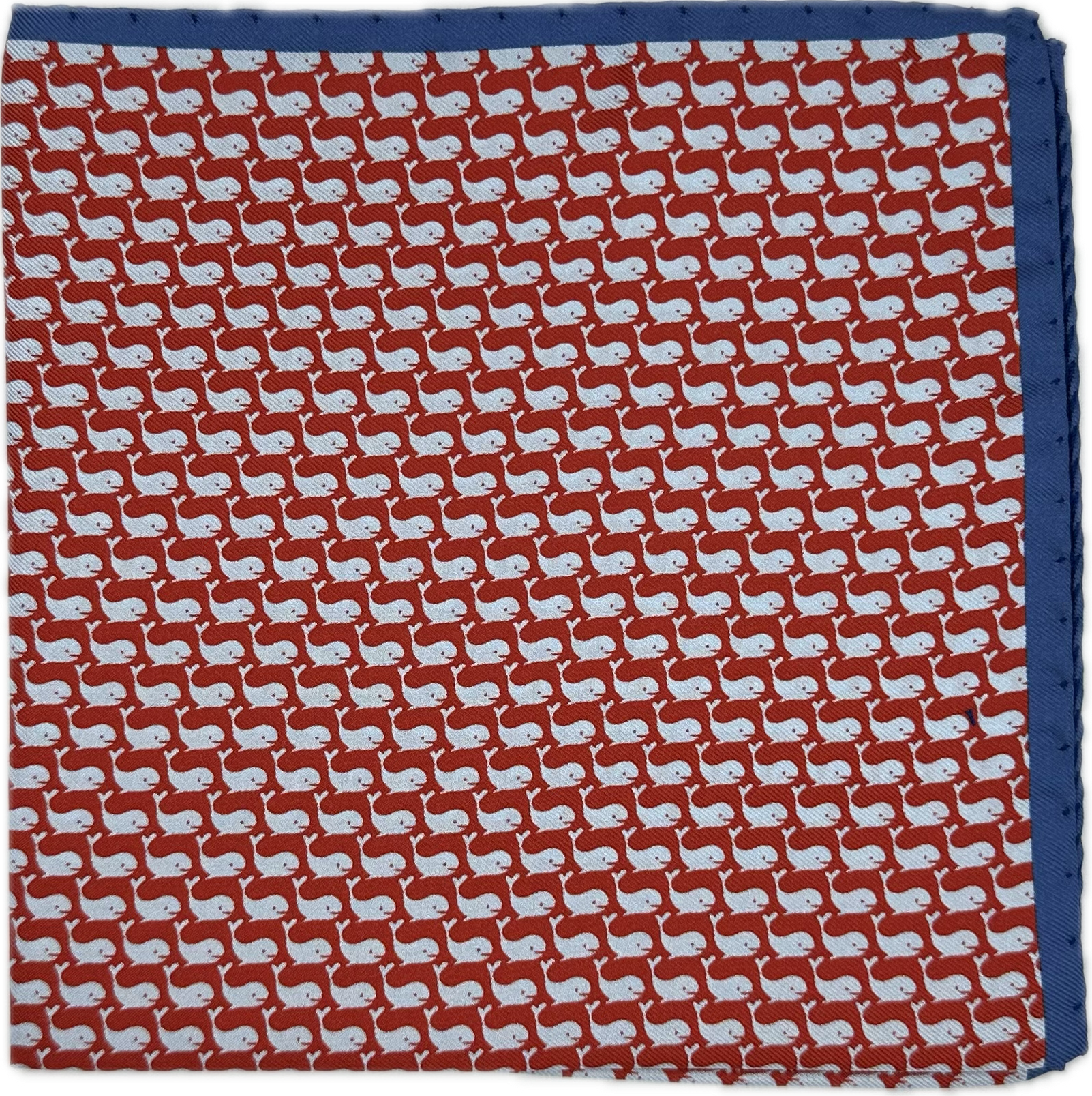 Pocket square balene rossa Fefè