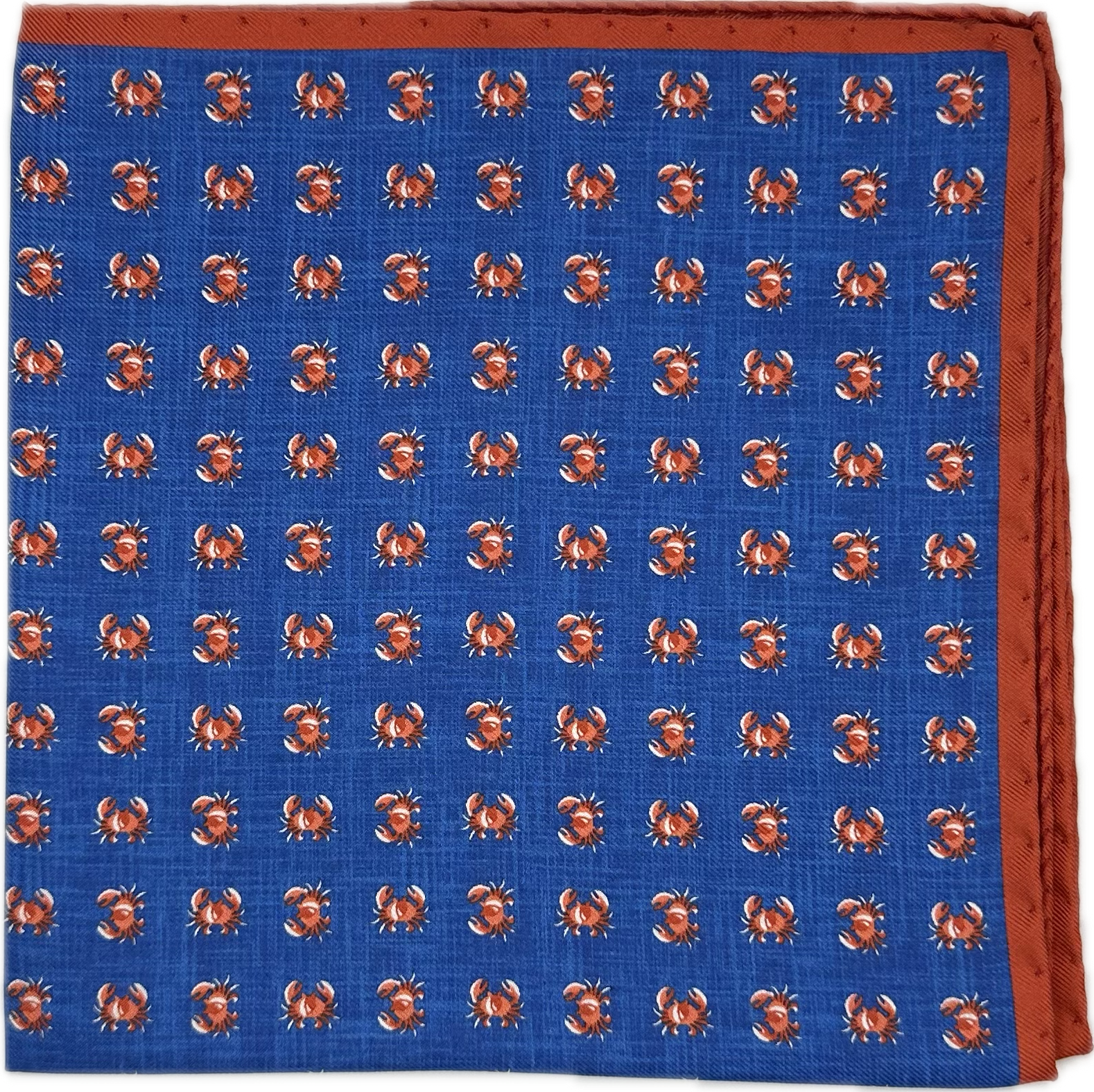 Pocket square granchietti blu Fefè