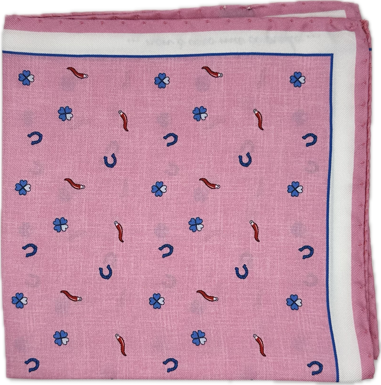 Pocket square scaramantica rosa Fefè