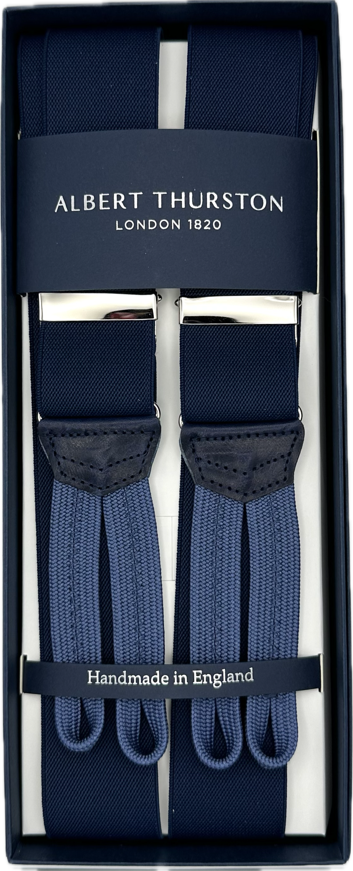 Bretelle elastico navy Albert Thurston