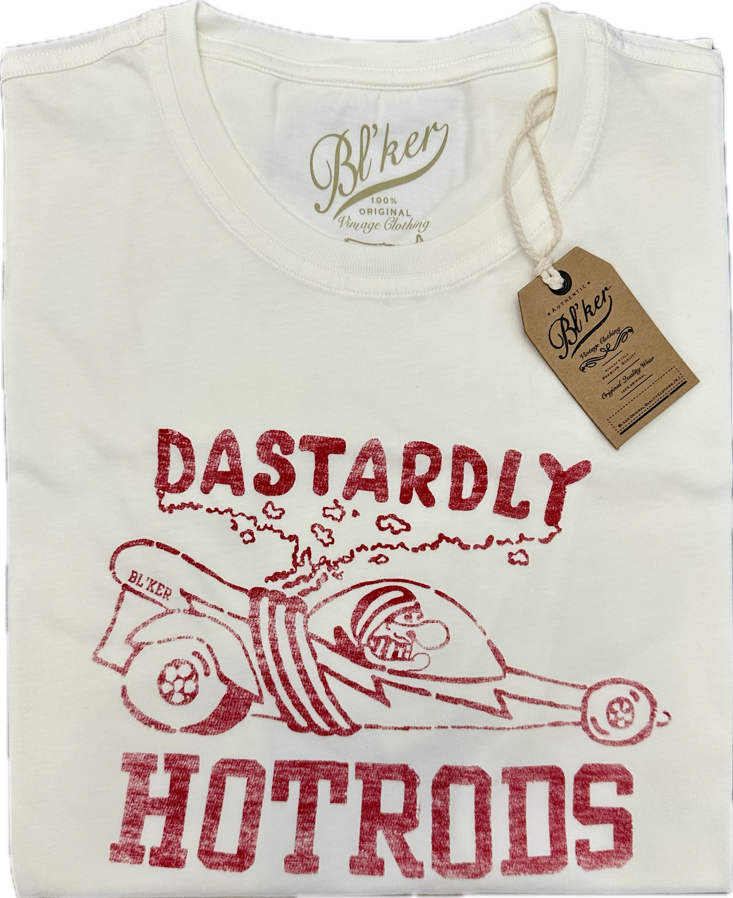 T-shirt cotone "Dastardly Hotrods" BL'KER