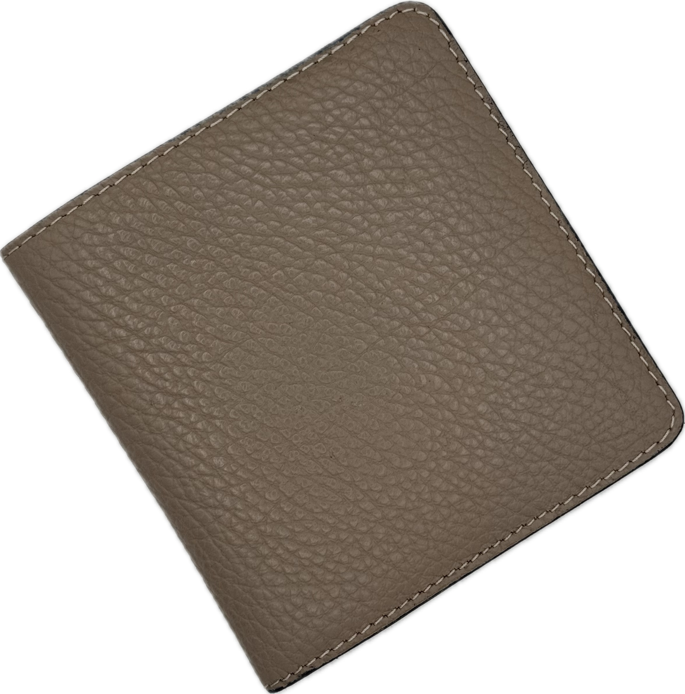 Portafoglio pelle taupe Monsieur