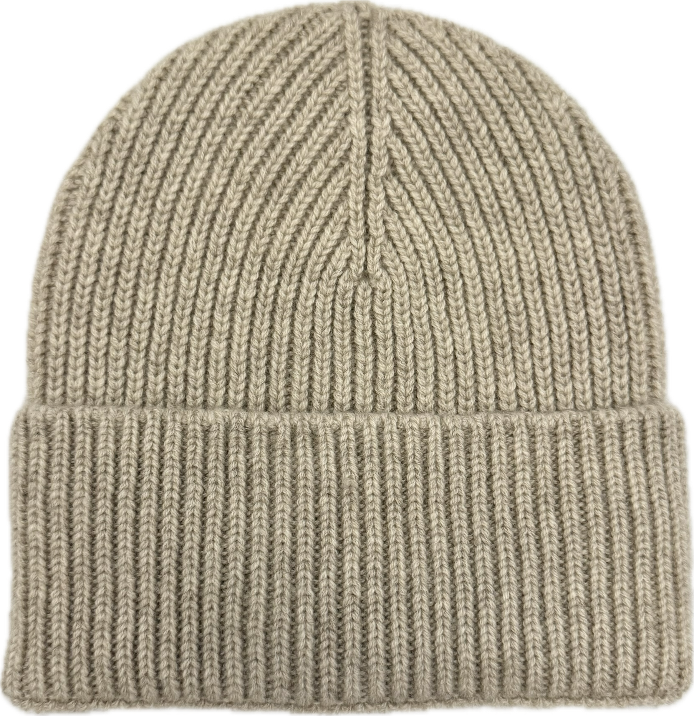 Cuffia coste strette cashmere silver Monsieur