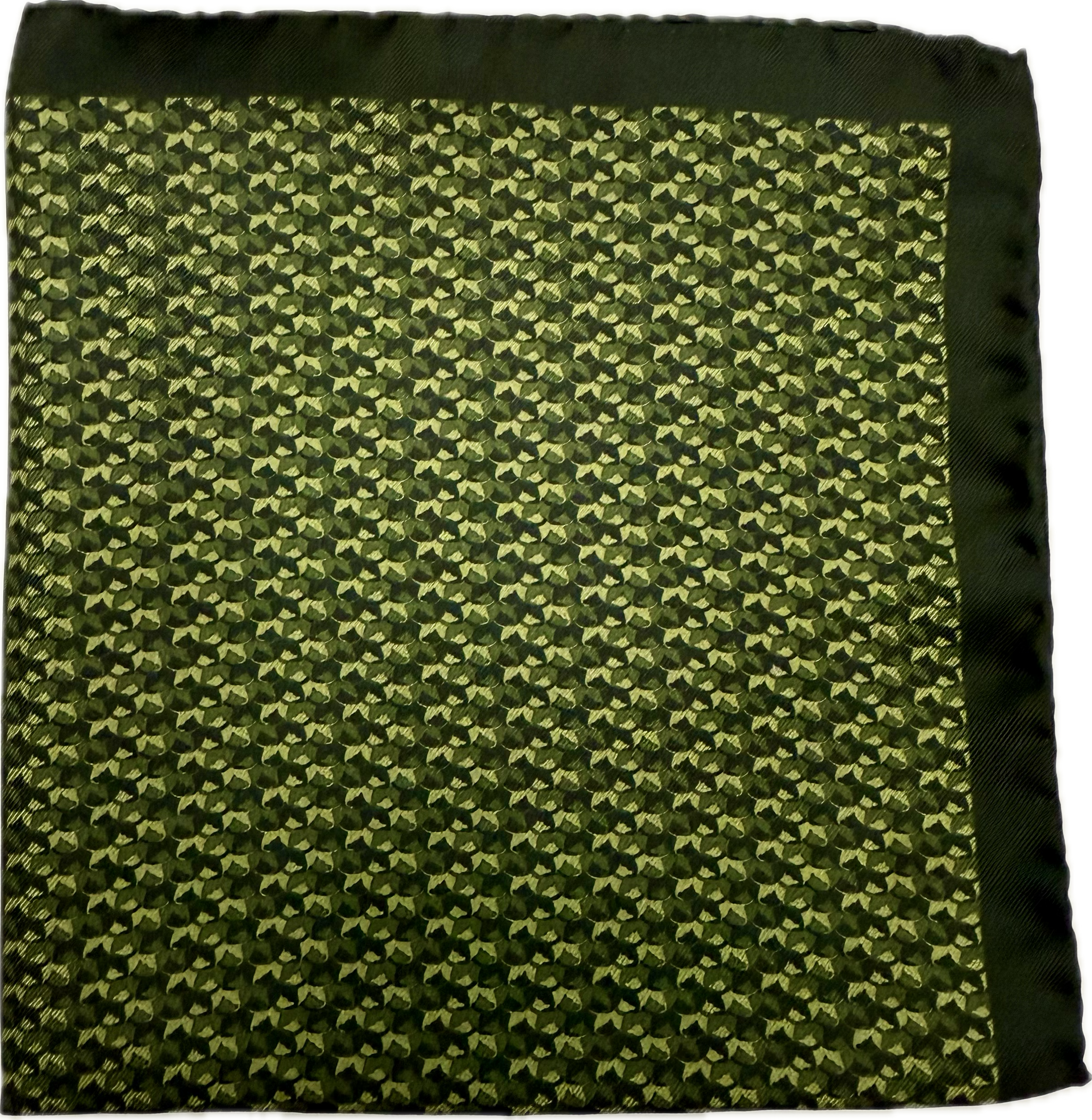 Pocket square cani verde Fefè