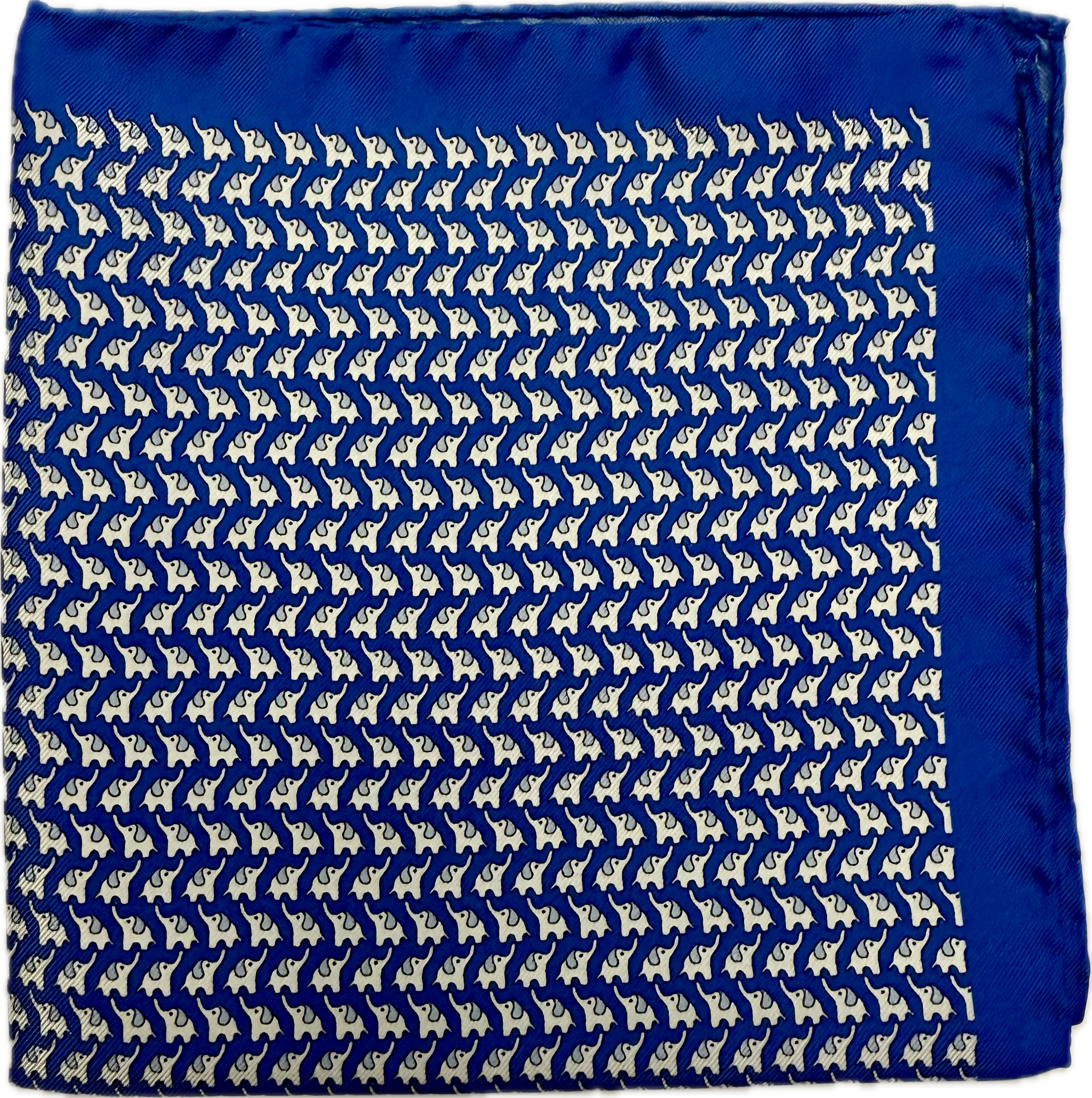 Pocket square elefantino celeste Fefè