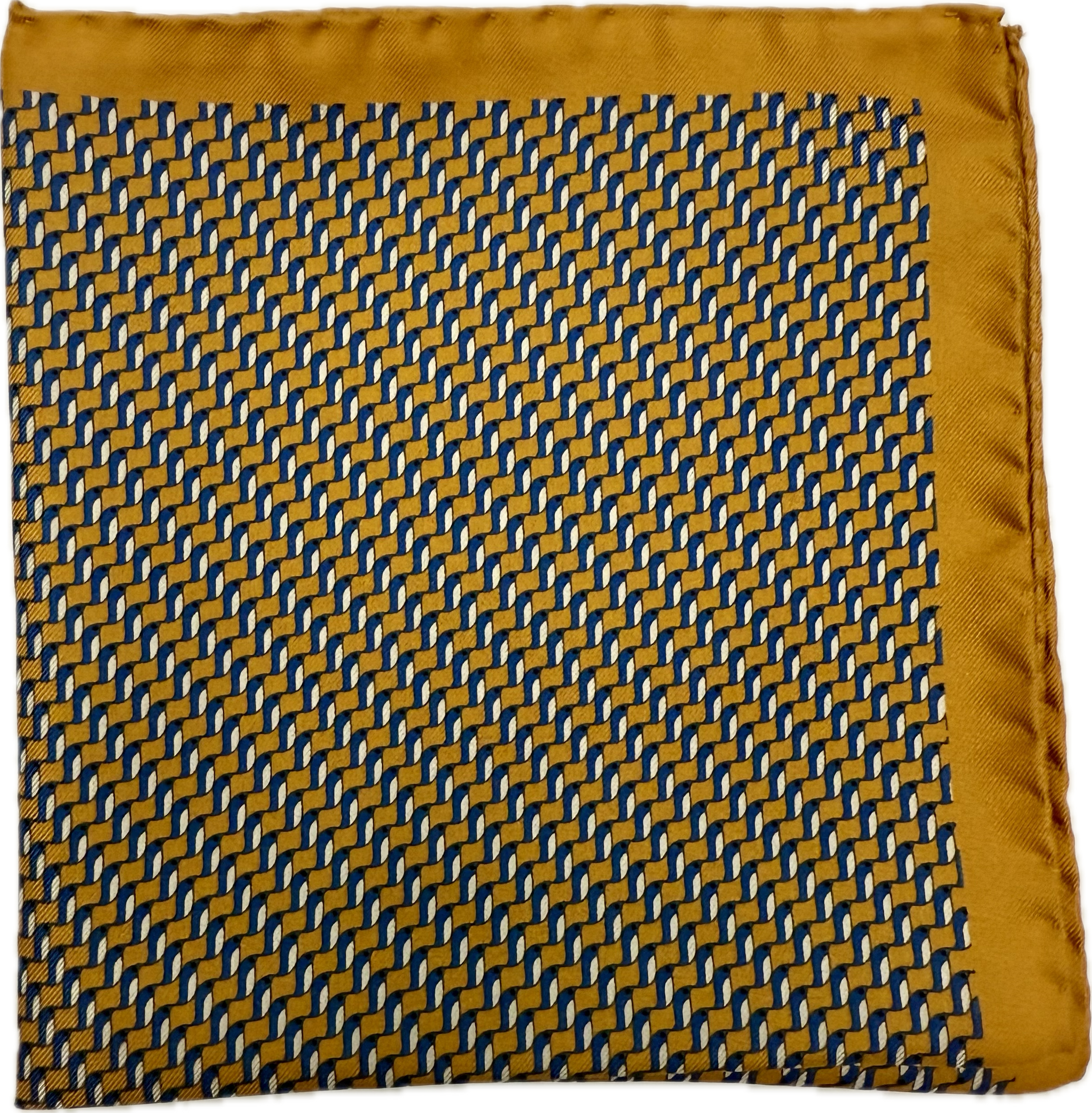 Pocket square pinguino senape Fefè