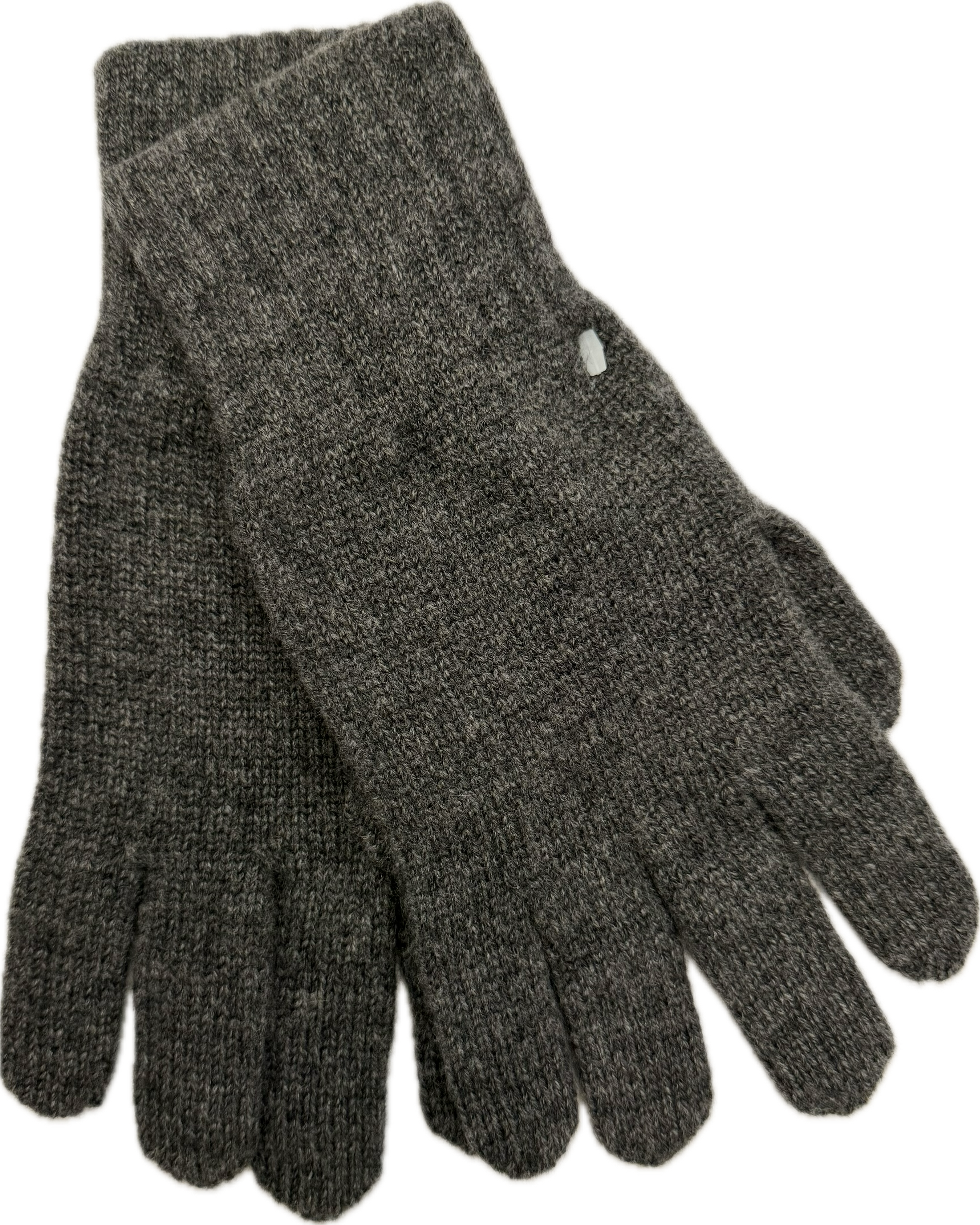 Guanto cashmere grigio Monsieur