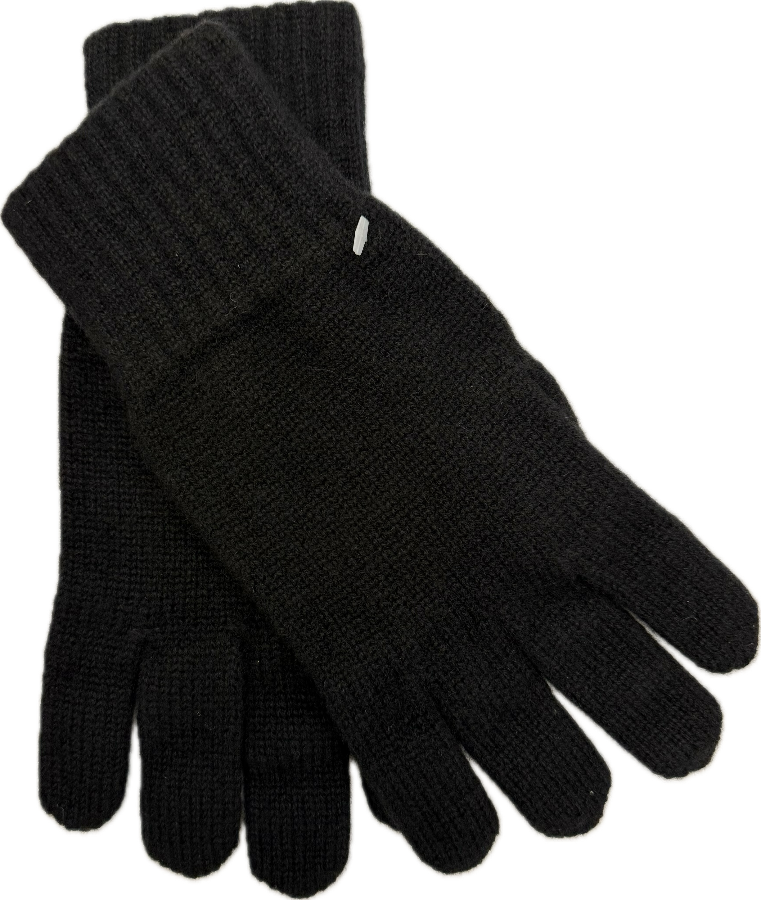 Guanto cashmere nero Monsieur
