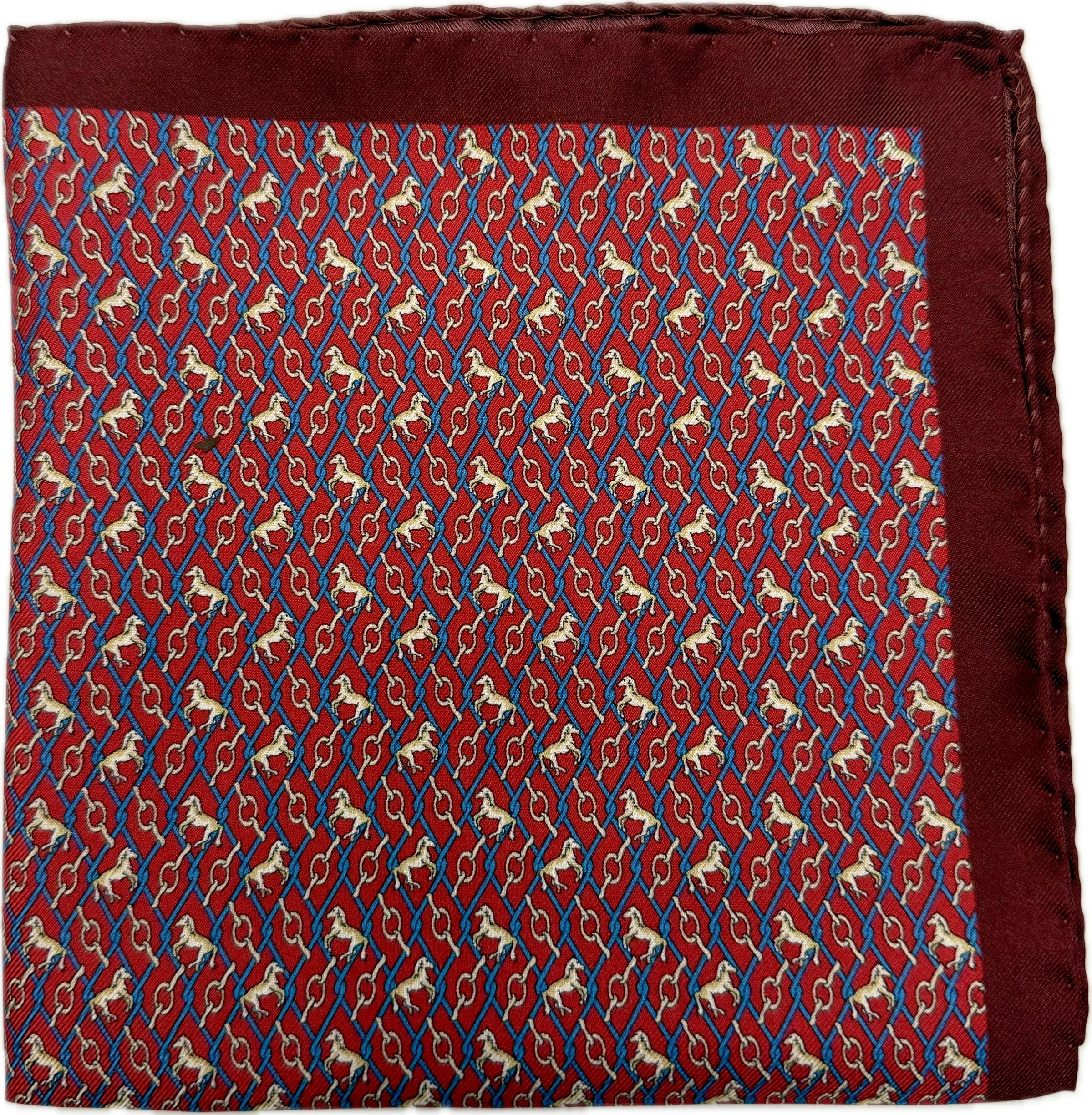 Pocket square cavallo rosso Fefè