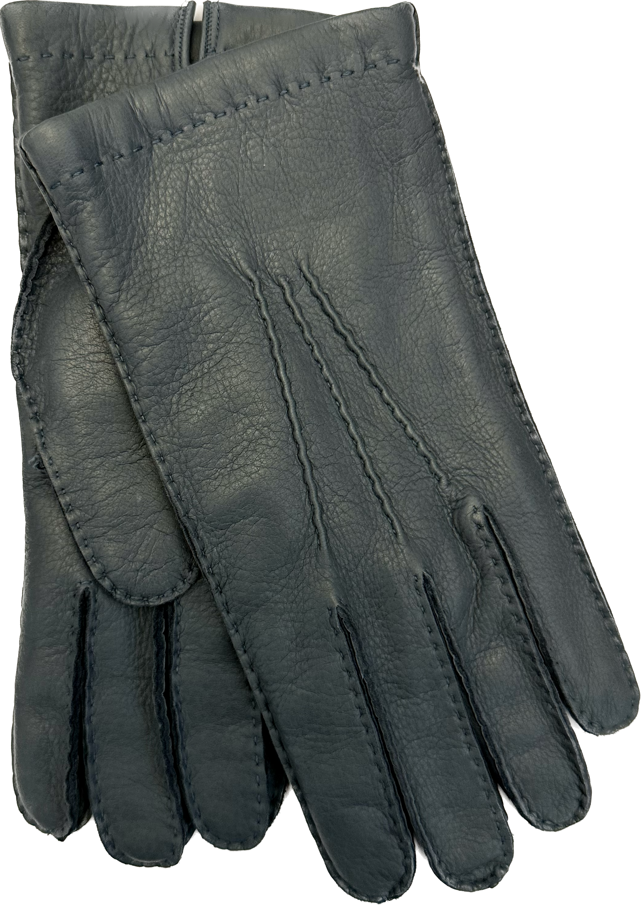Guanto pelle cervo jeans Monsieur