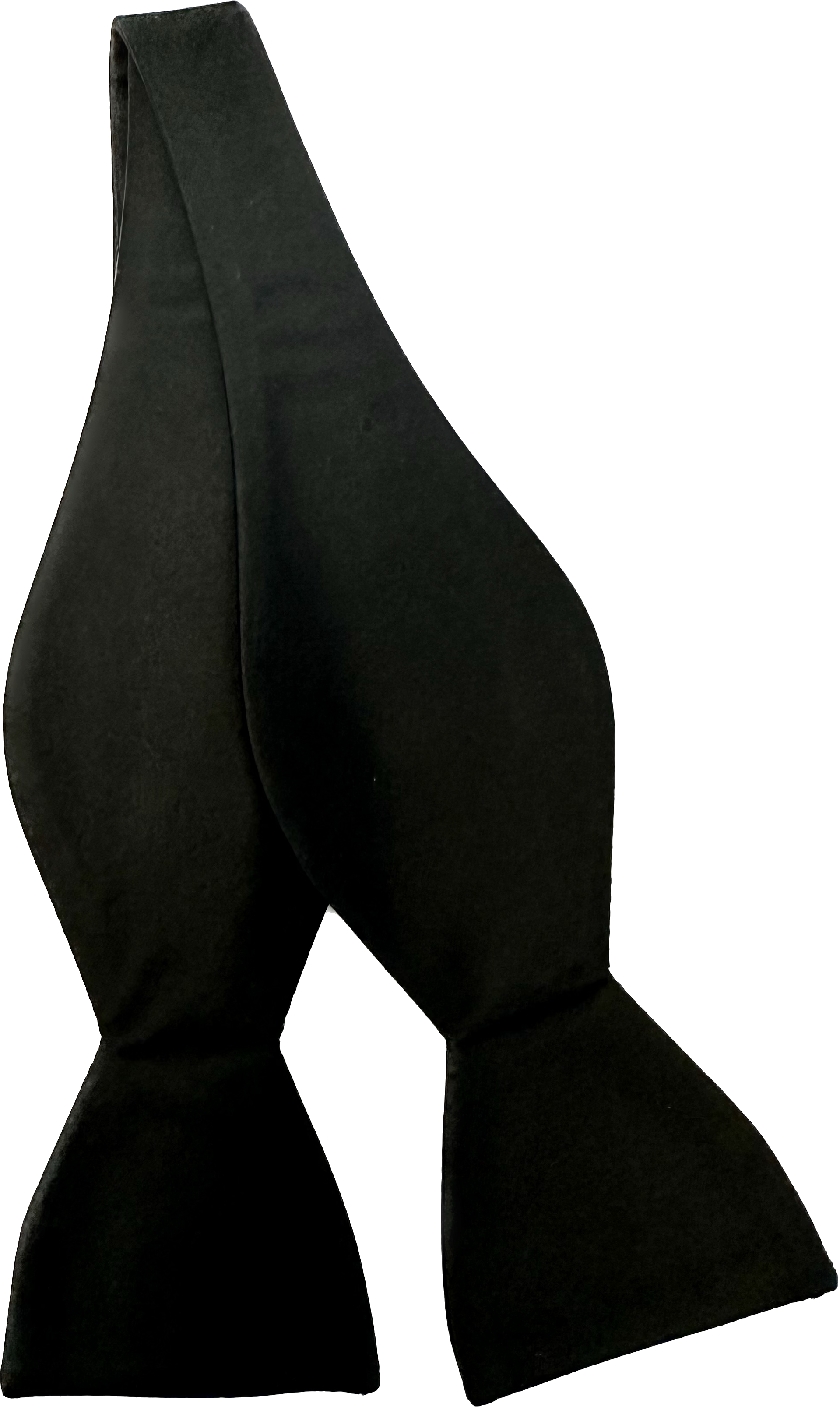 Self Bow tie seta nero Monsieur