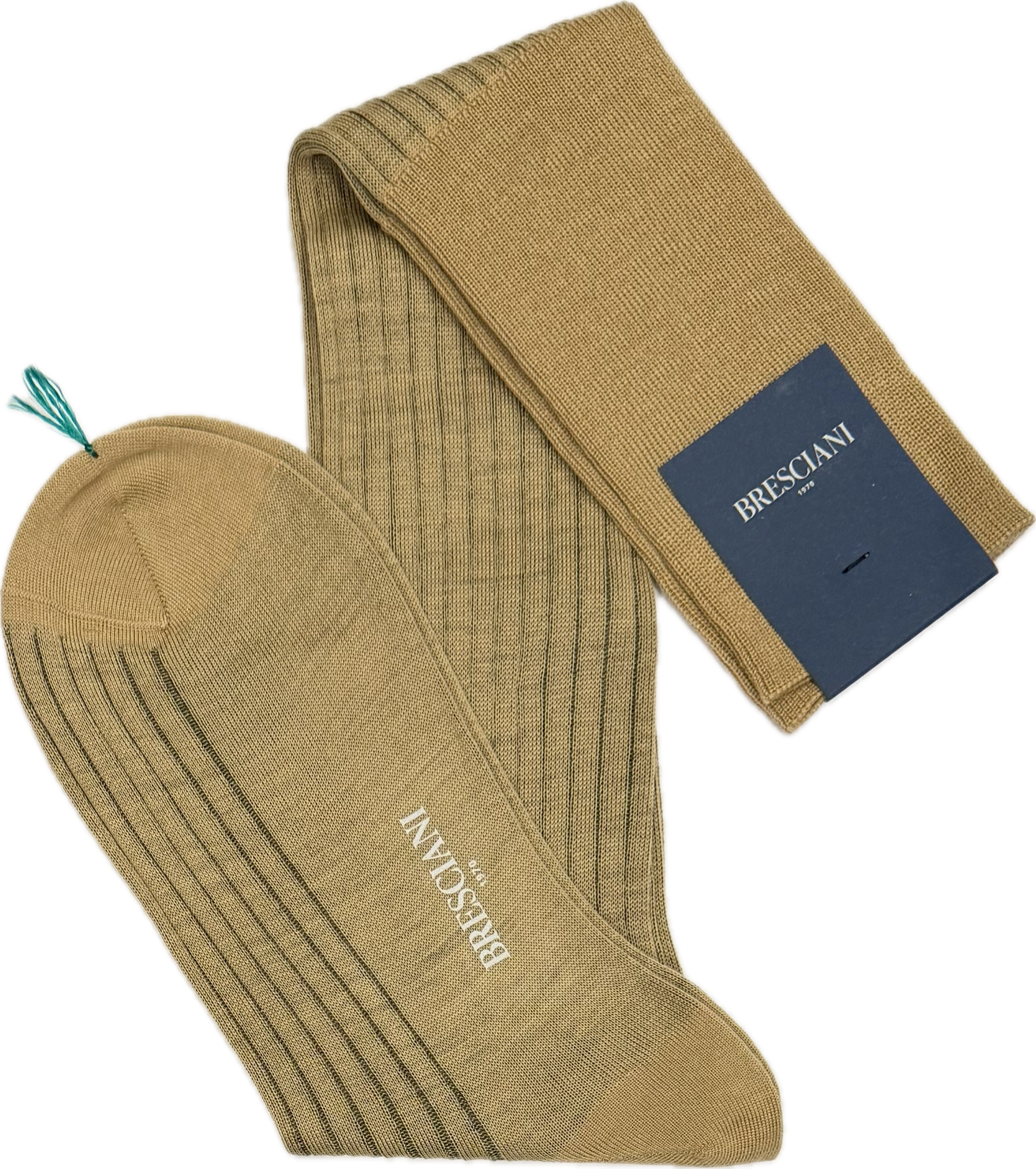 Calze lana vanisè cammello militare Bresciani