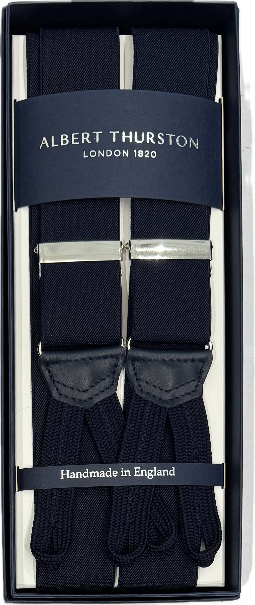 Bretelle elastico navy Albert Thurston