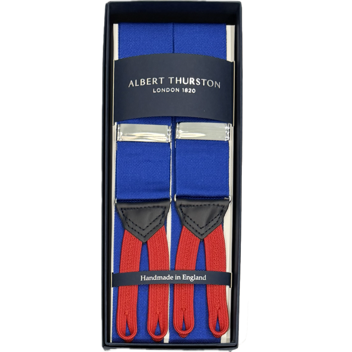 Bretelle barathea tinta unita royal Albert Thurston