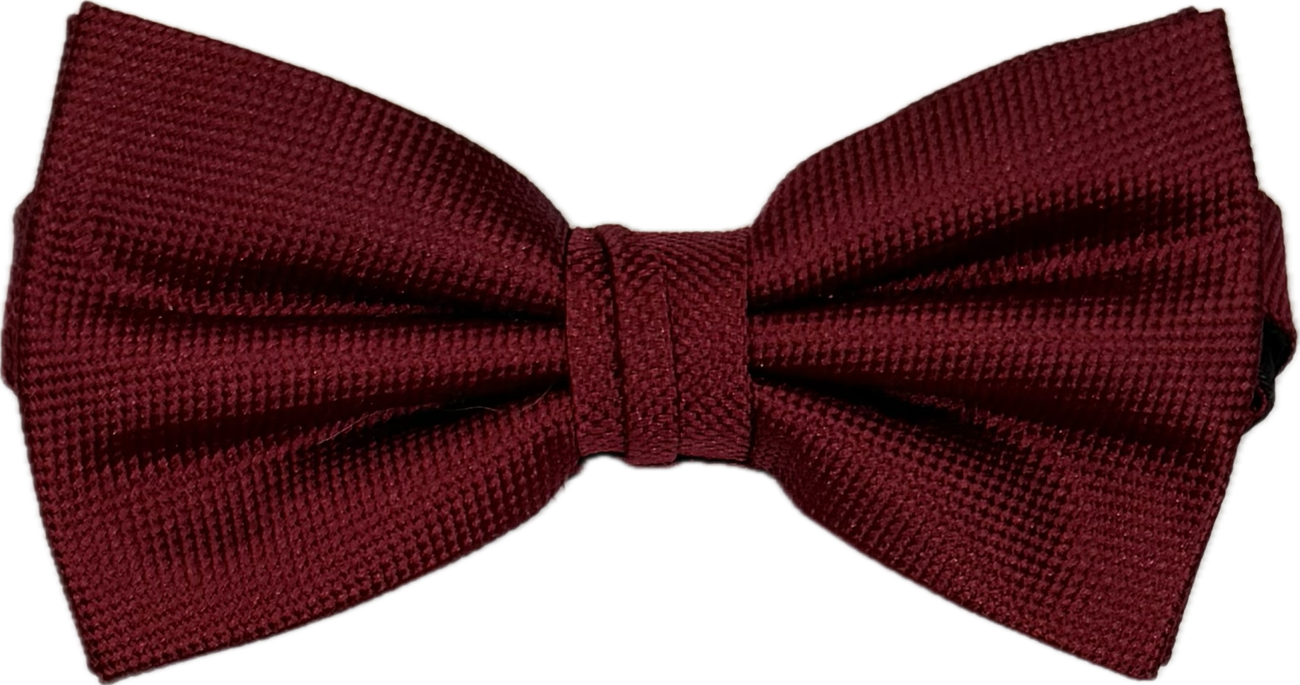 Bow tie seta tinta unita bordeaux Monsieur