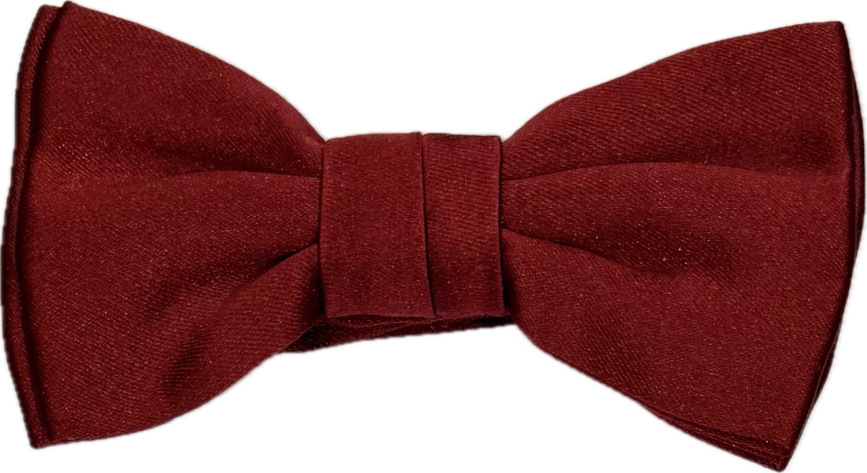 Bow tie seta tinta unita bordeaux Monsieur