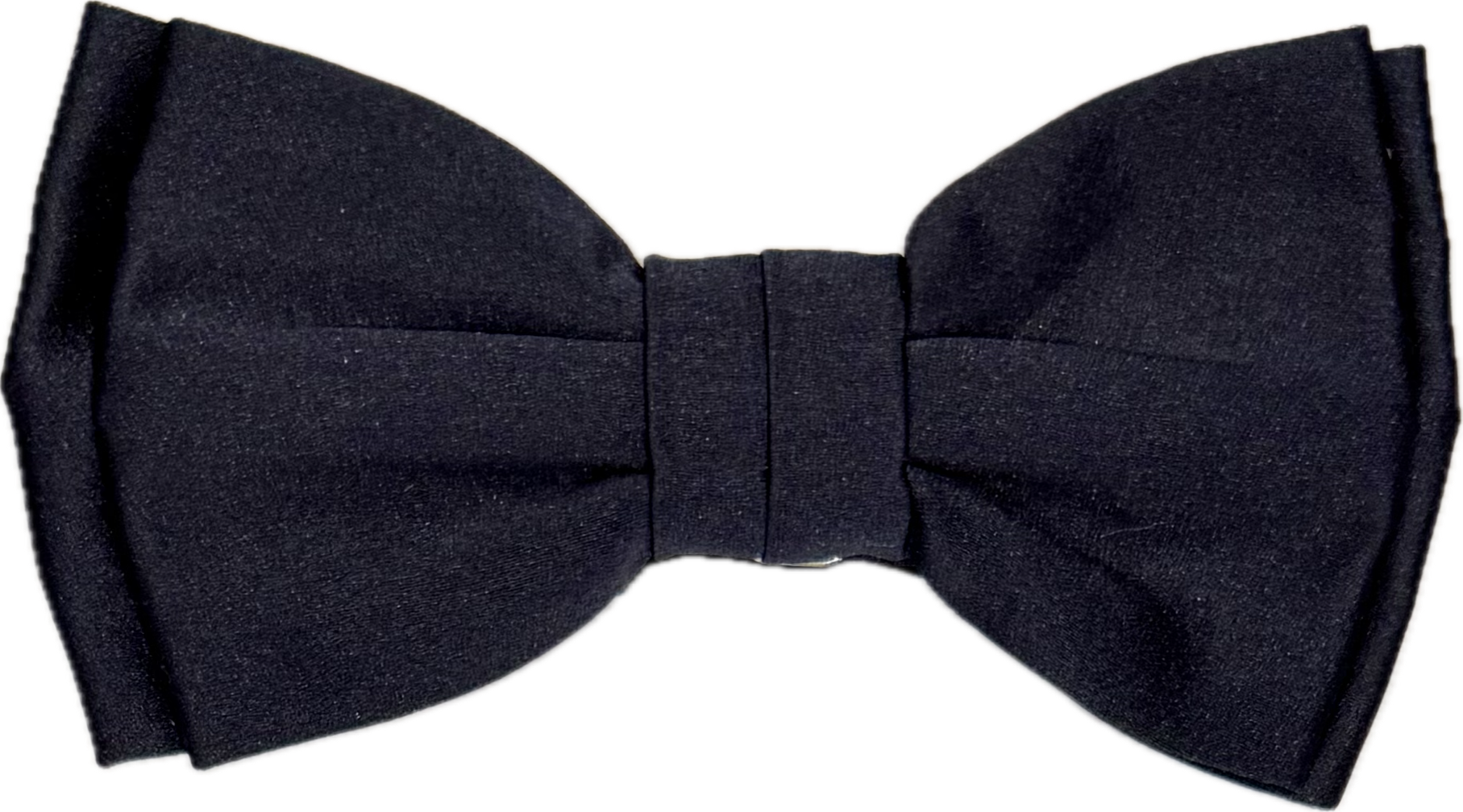 Bow tie seta tinta unita navy Monsieur
