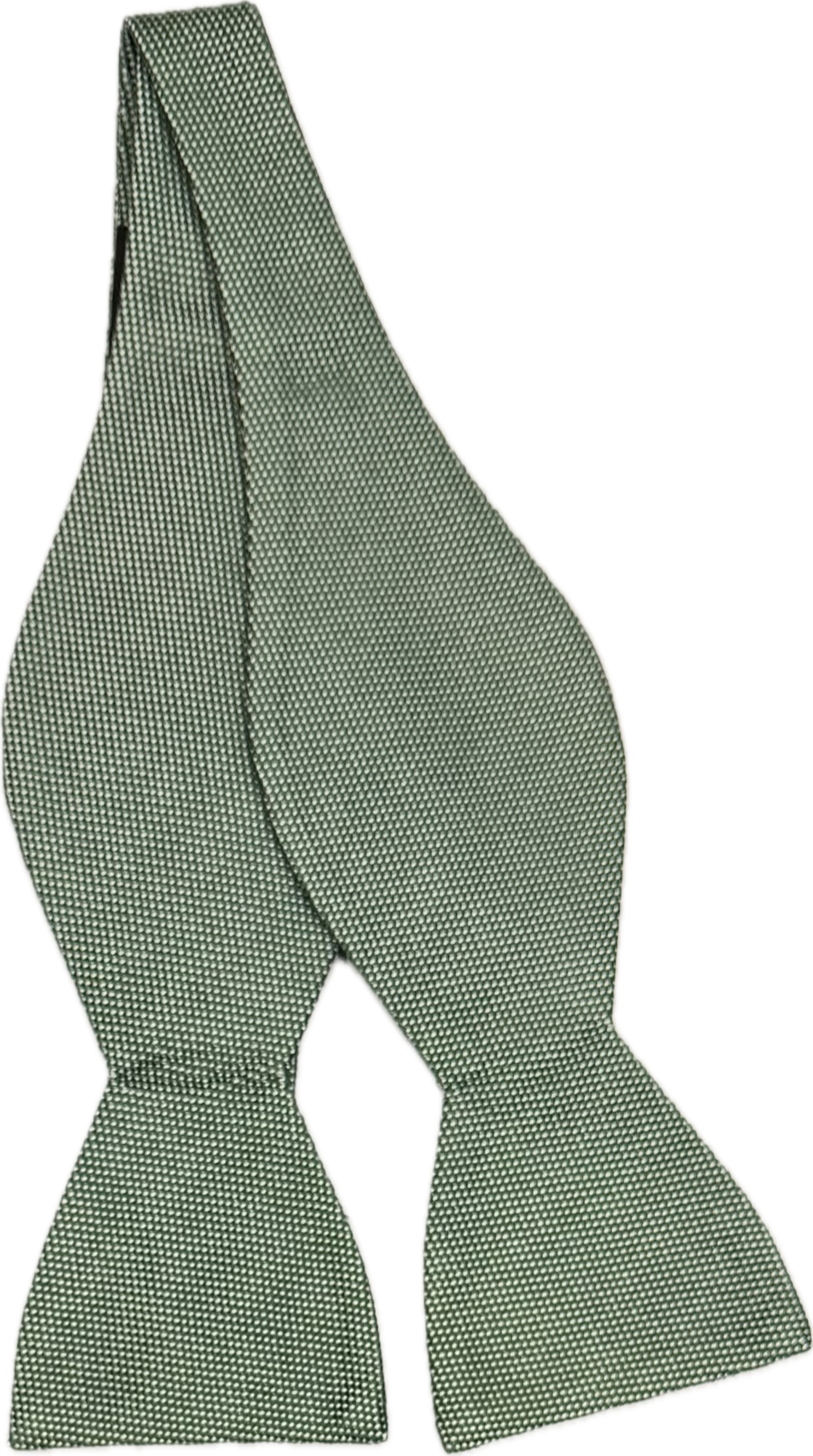 Self bow tie seta tinta unita verde chiaro Monsieur