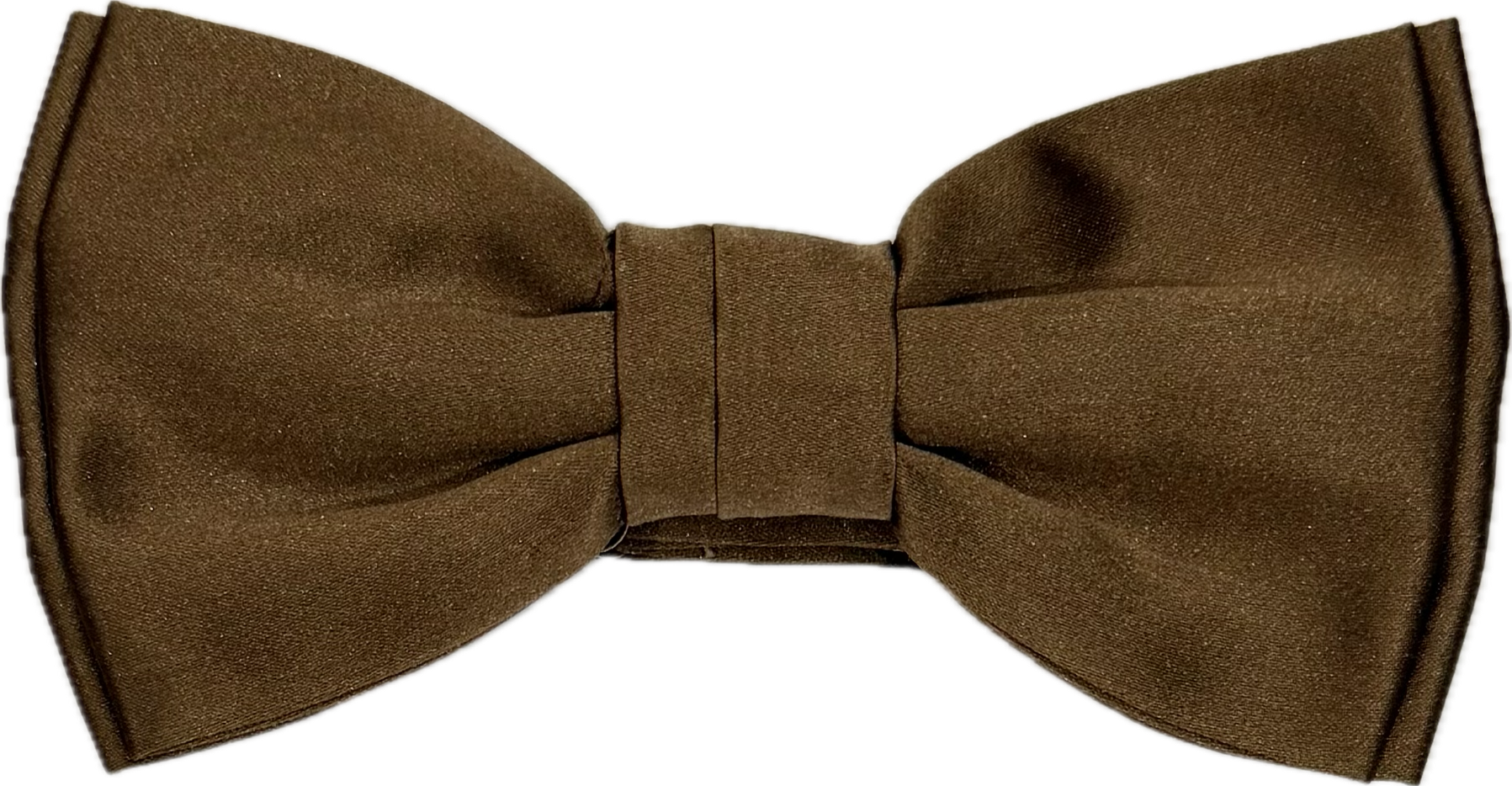 Bow tie seta tinta unita nocciola Monsieur