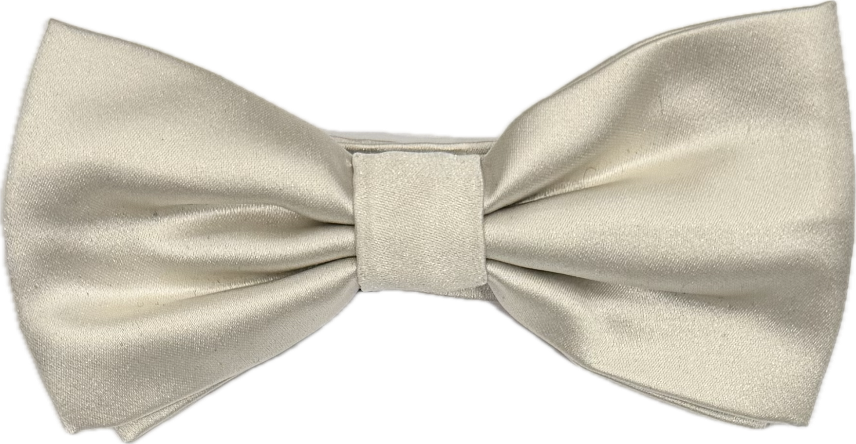 Bow tie seta tinta unita bianco Monsieur