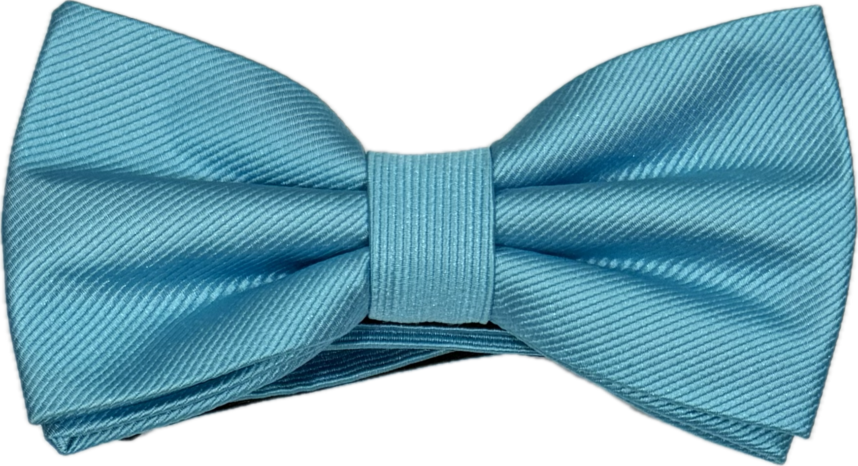 Bow tie seta tinta unita turchese Monsieur