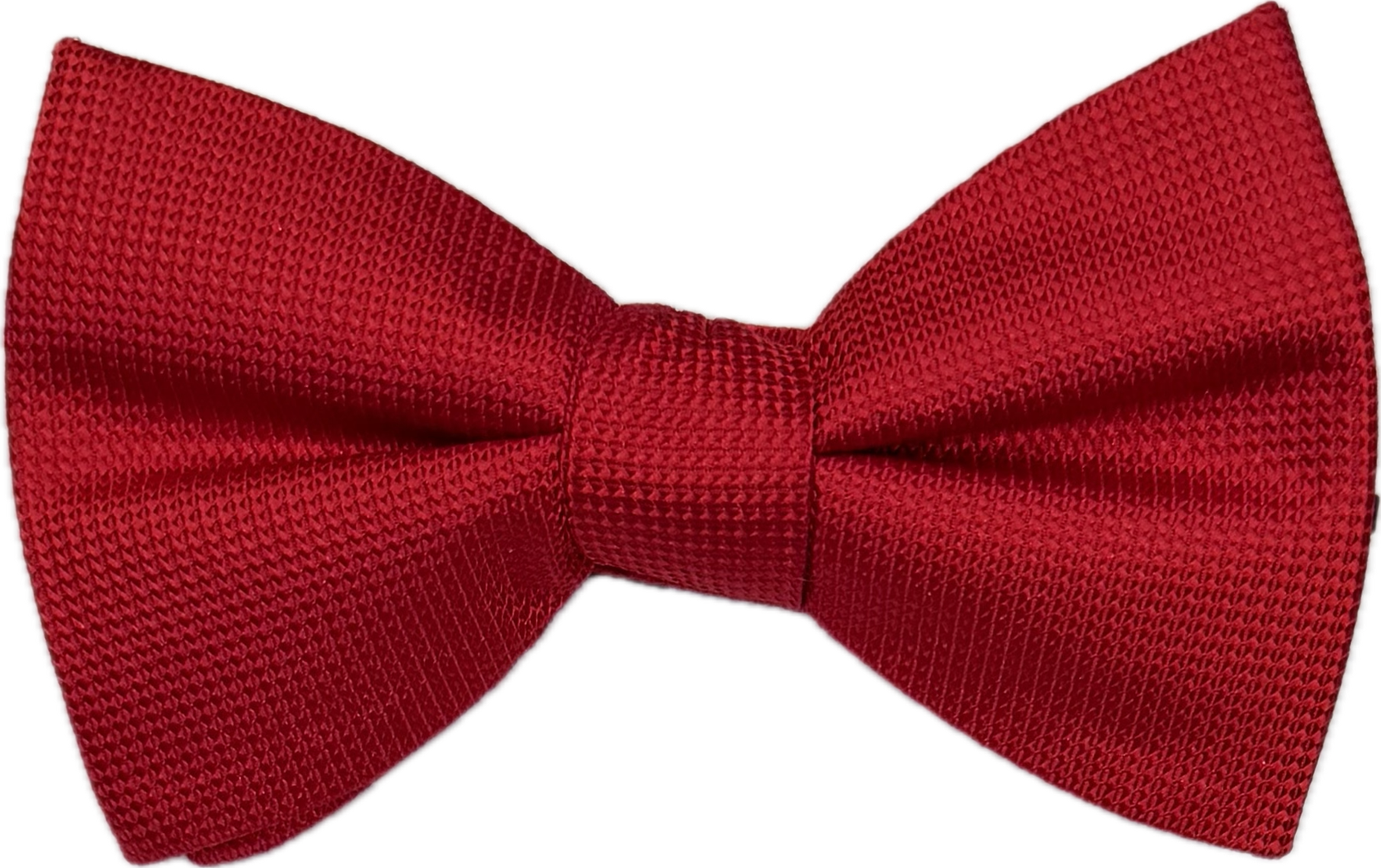 Bow tie seta tinta unita rosso Monsieur