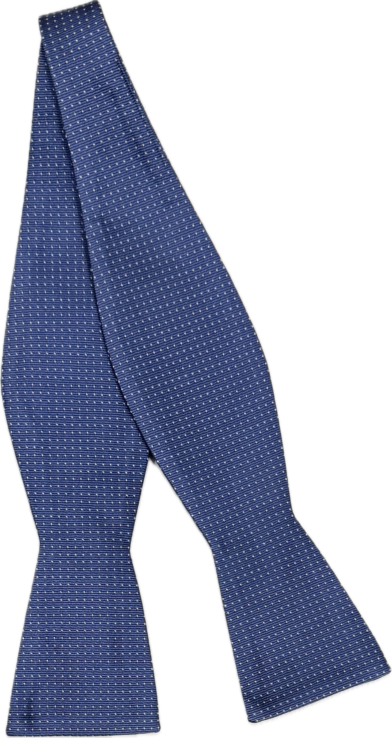 Self bow tie seta avio pois bianchi Monsieur