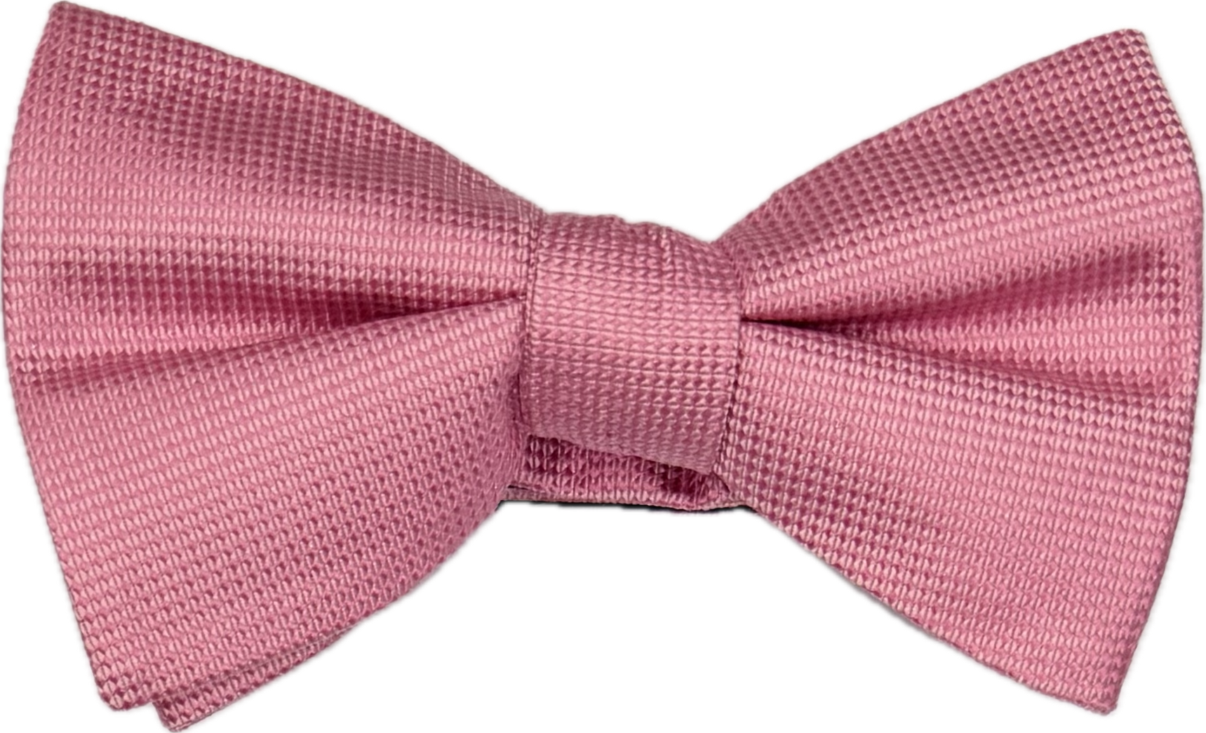 Bow tie seta tinta unita rosa brillante Monsieur