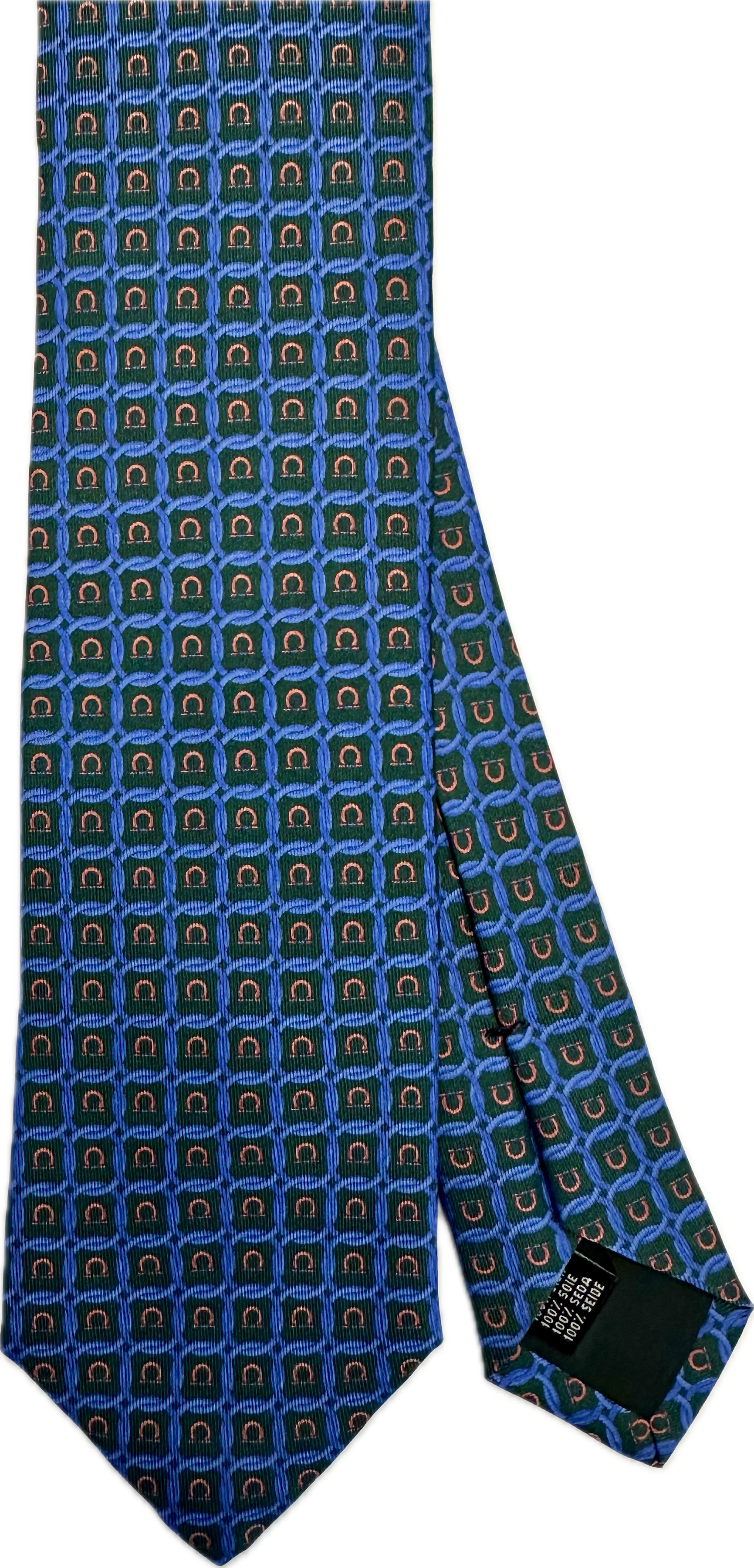 Cravatta seta disegno ferro di cavallo royal  Monsieur