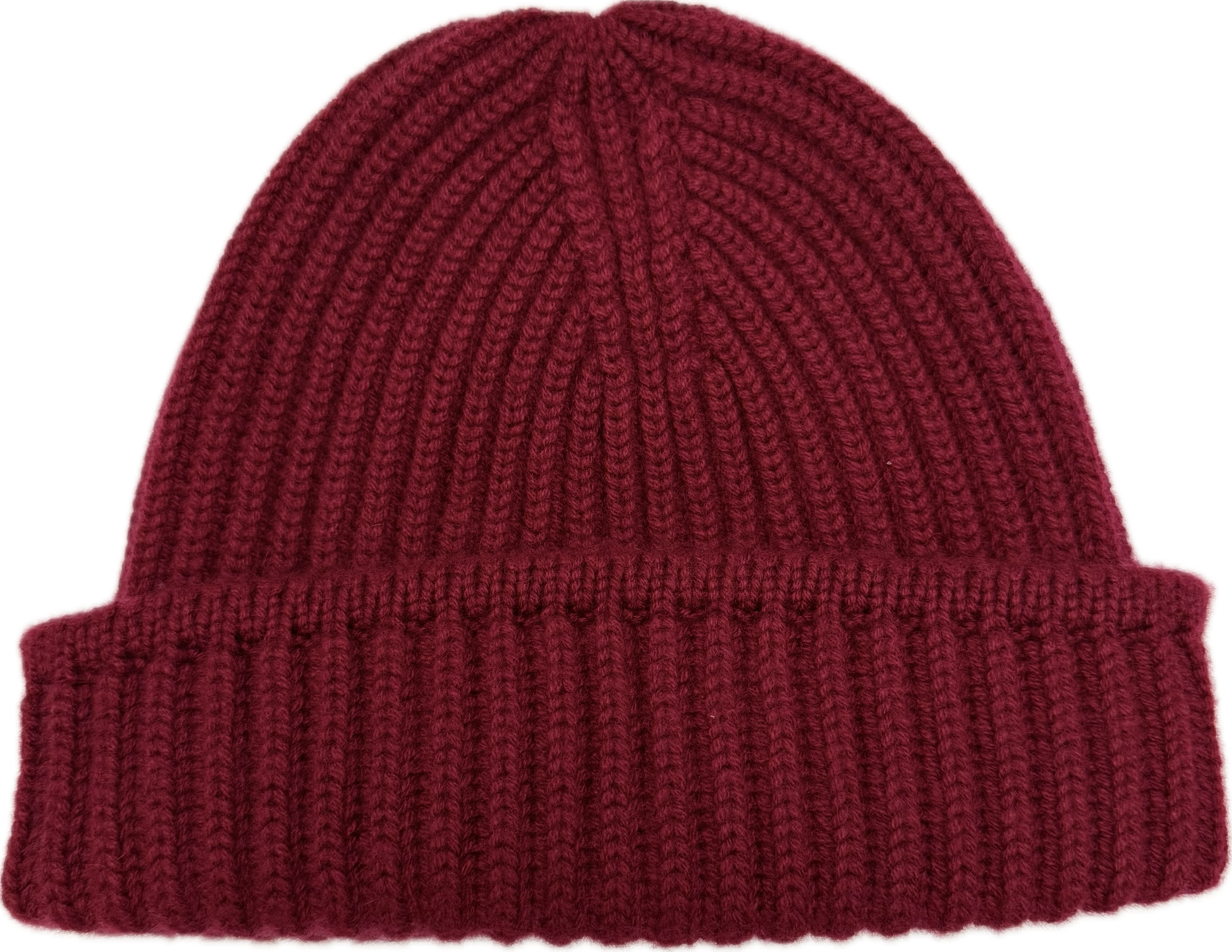 Cuffia pesante costa inglese cashmere bordeaux Monsieur