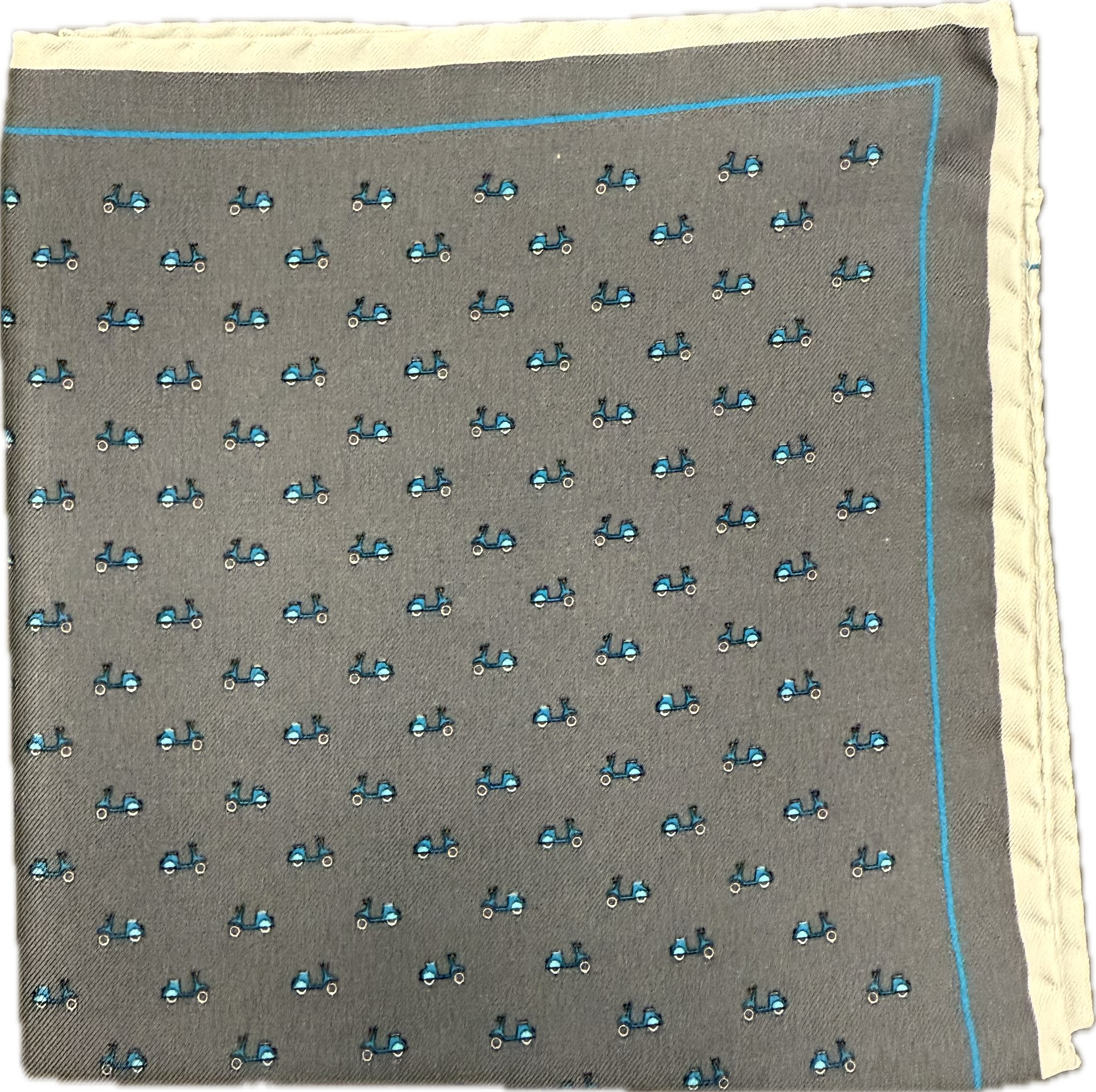 Pocket square vespa special grigio Fefè