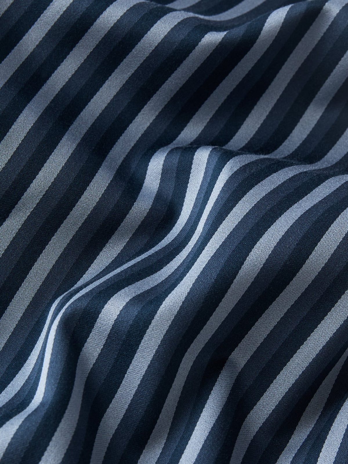 Pigiama lungo cotone Wellington stripe navy Derek Rose