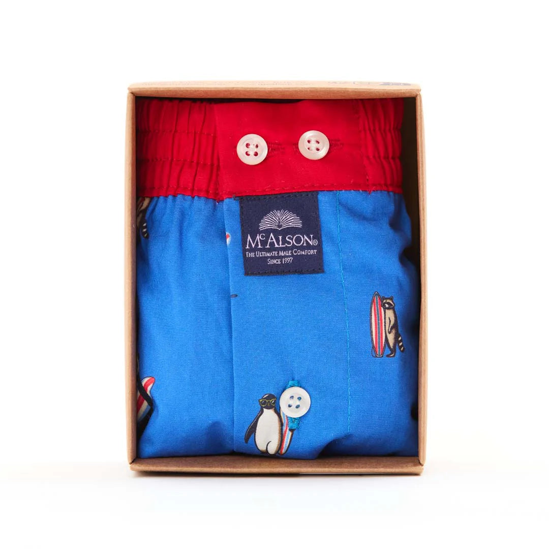 Boxer surf pals blu McAlson