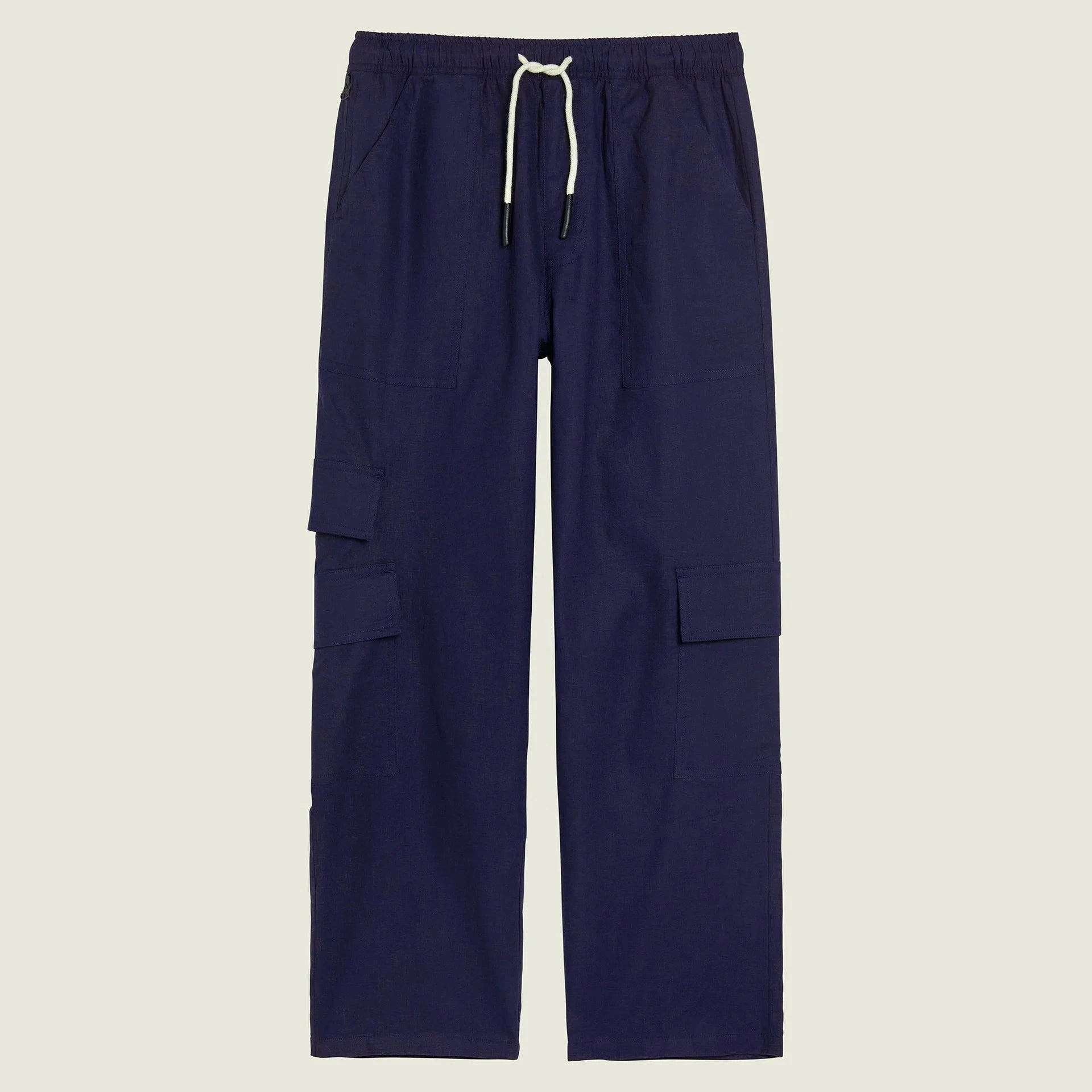 Pantaloni cargo lino navy OAS