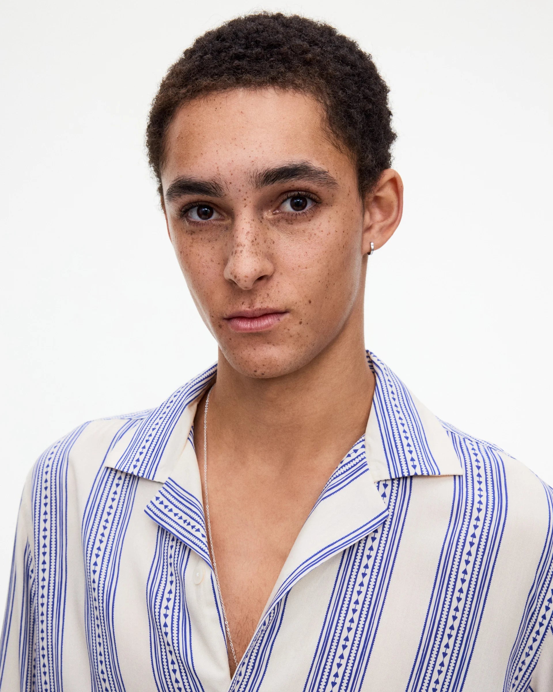 Camicia viscosa Havana manica lunga OAS